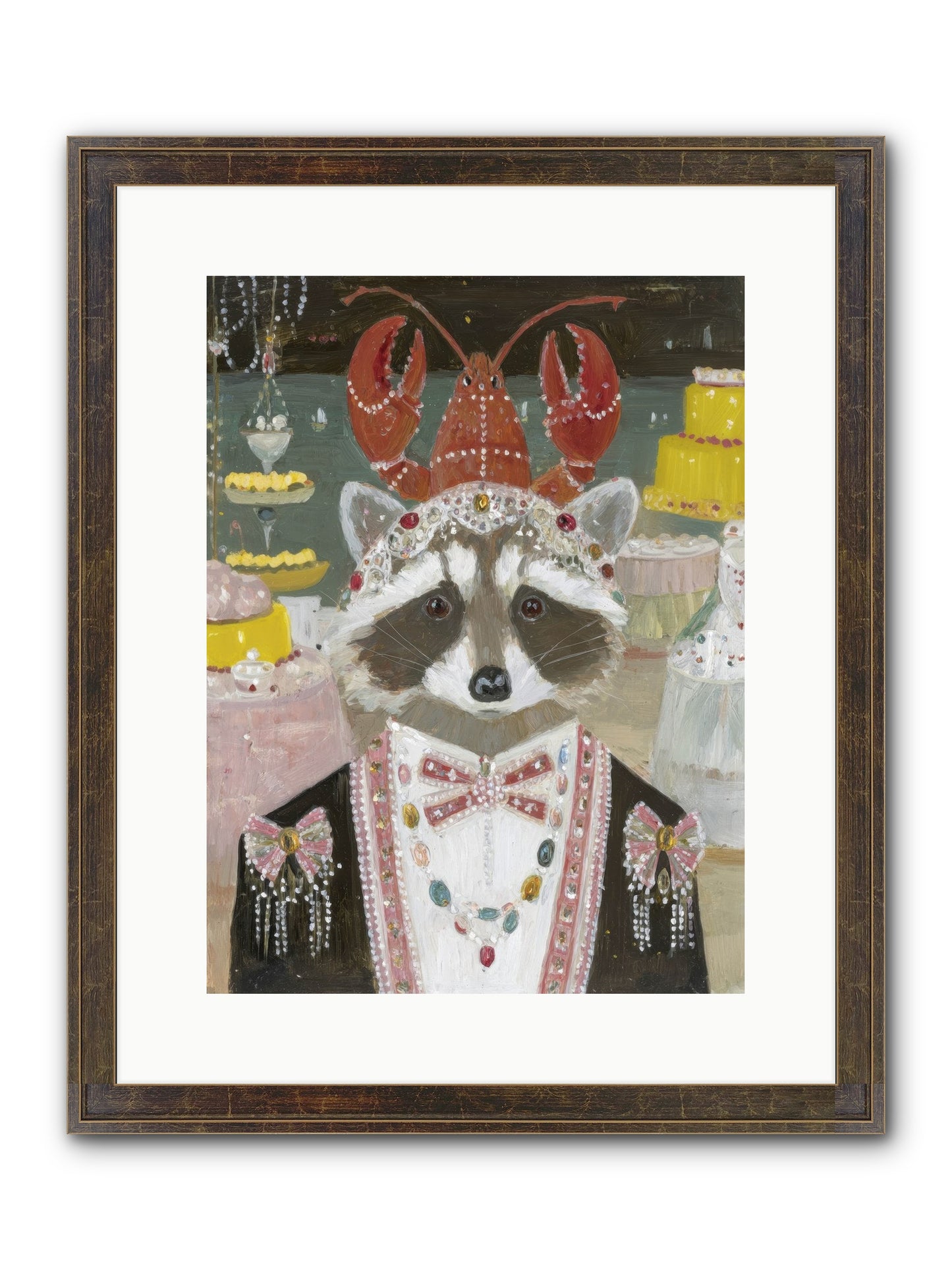 The Delicious Hour Framed Print - Slimwoods Black/Gold 12x16