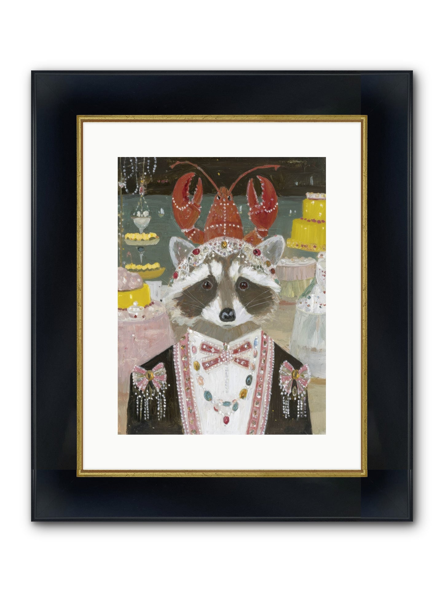 The Delicious Hour Framed Print - Wide Black w/Gold 12x16