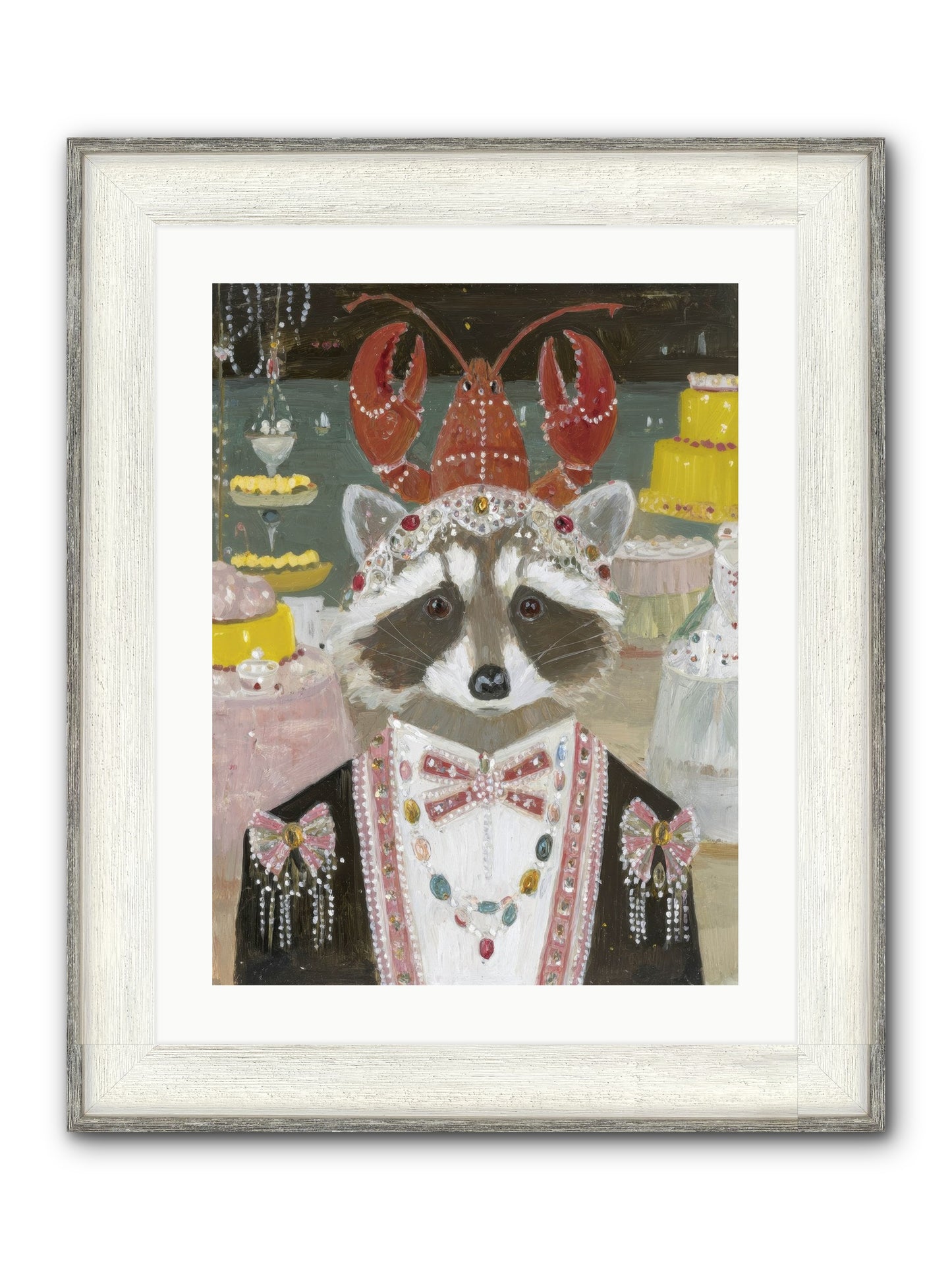 The Delicious Hour Framed Print - Driftwood White 18x24
