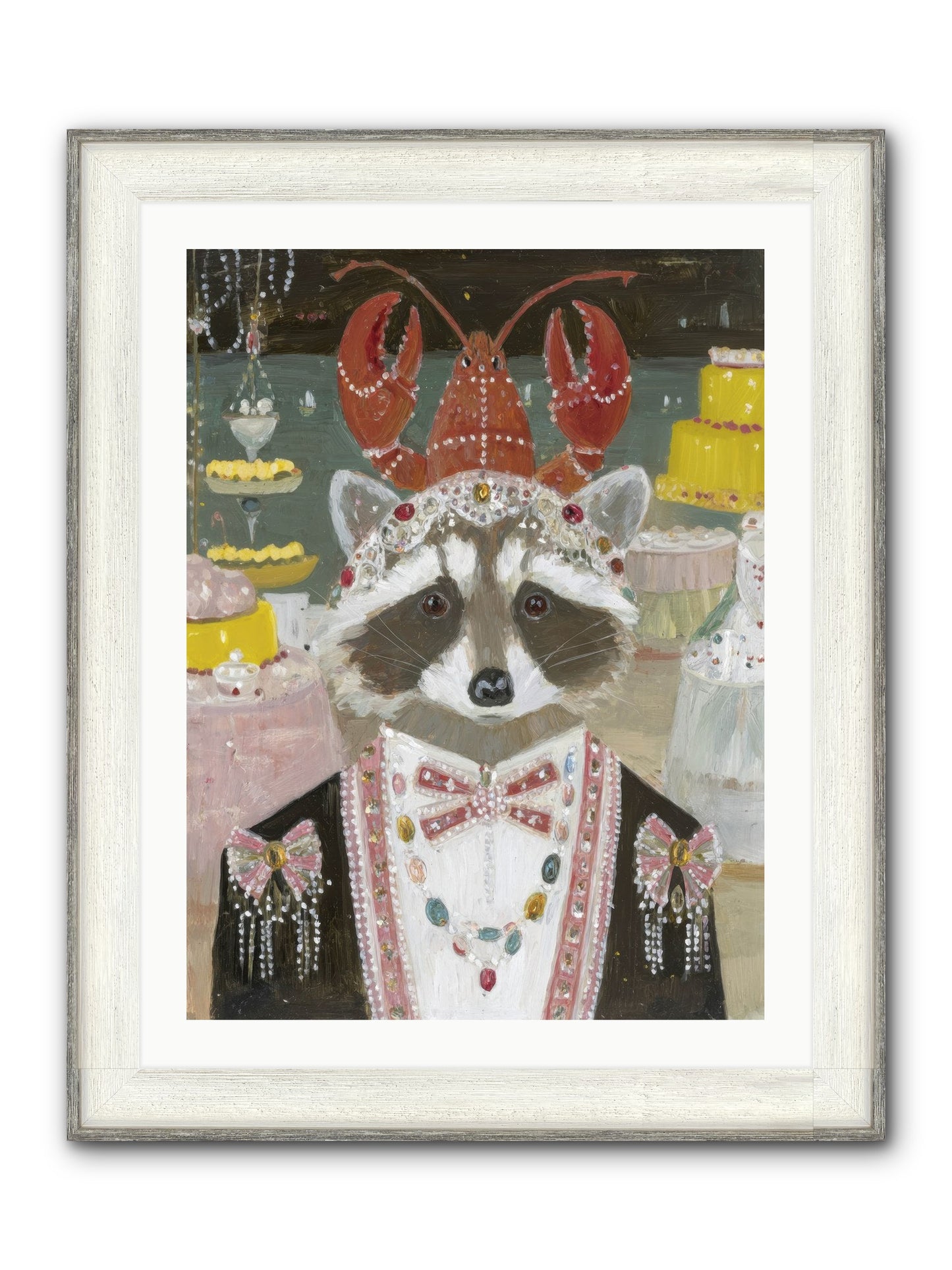 The Delicious Hour Framed Print - Driftwood White 24x32