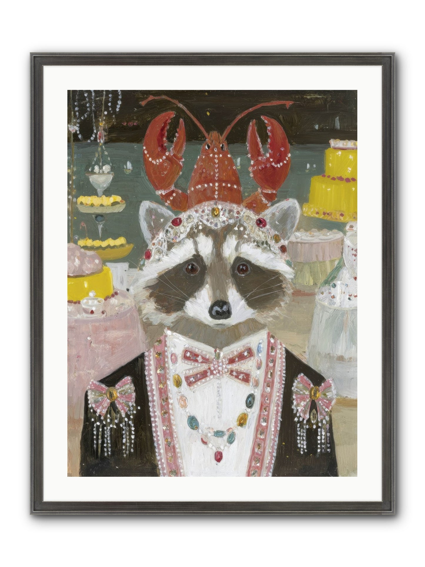 The Delicious Hour Framed Print - Slimwoods Black/Silver 24x32