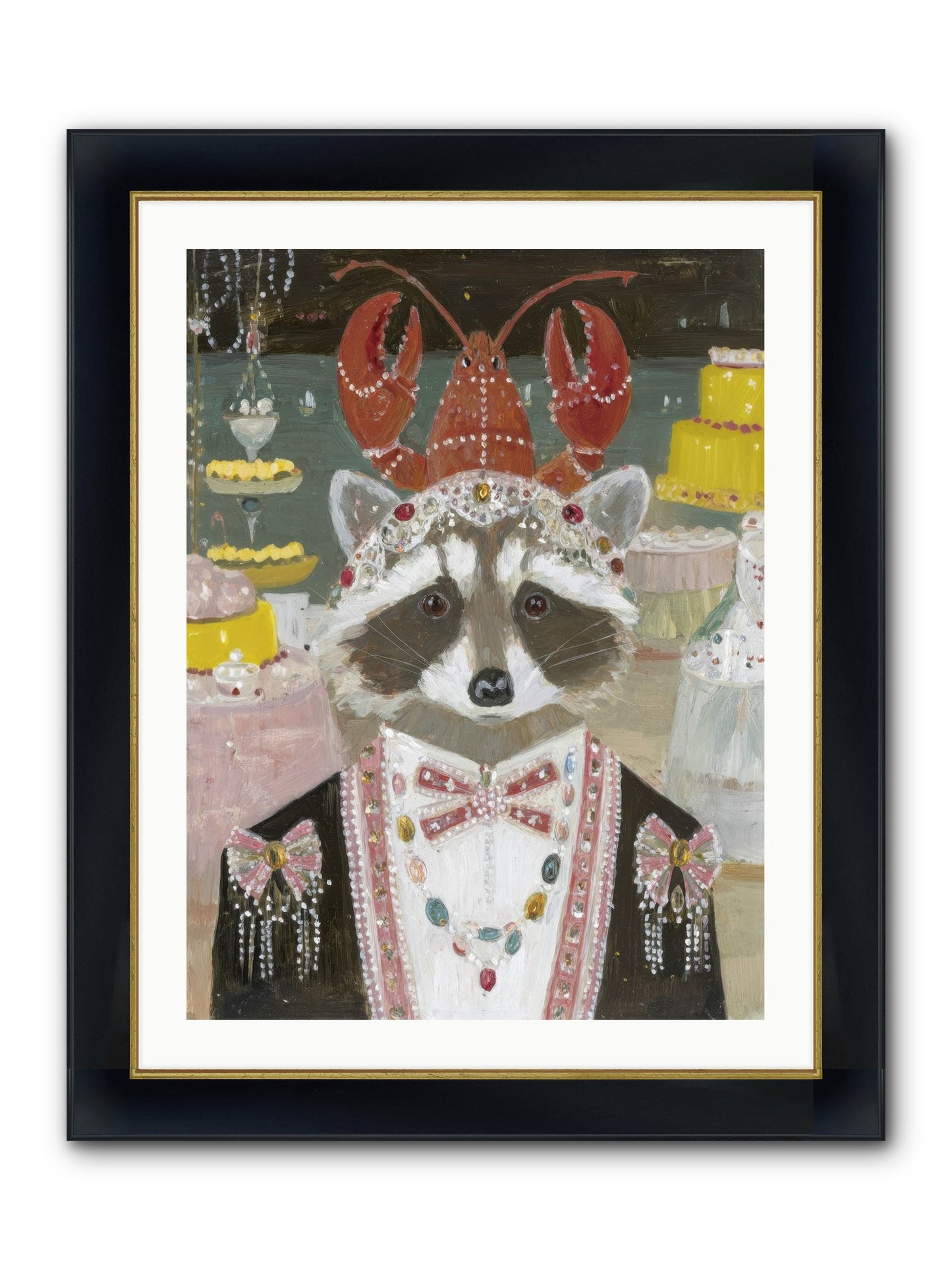 The Delicious Hour Framed Print - Wide Black w/Gold 24x32
