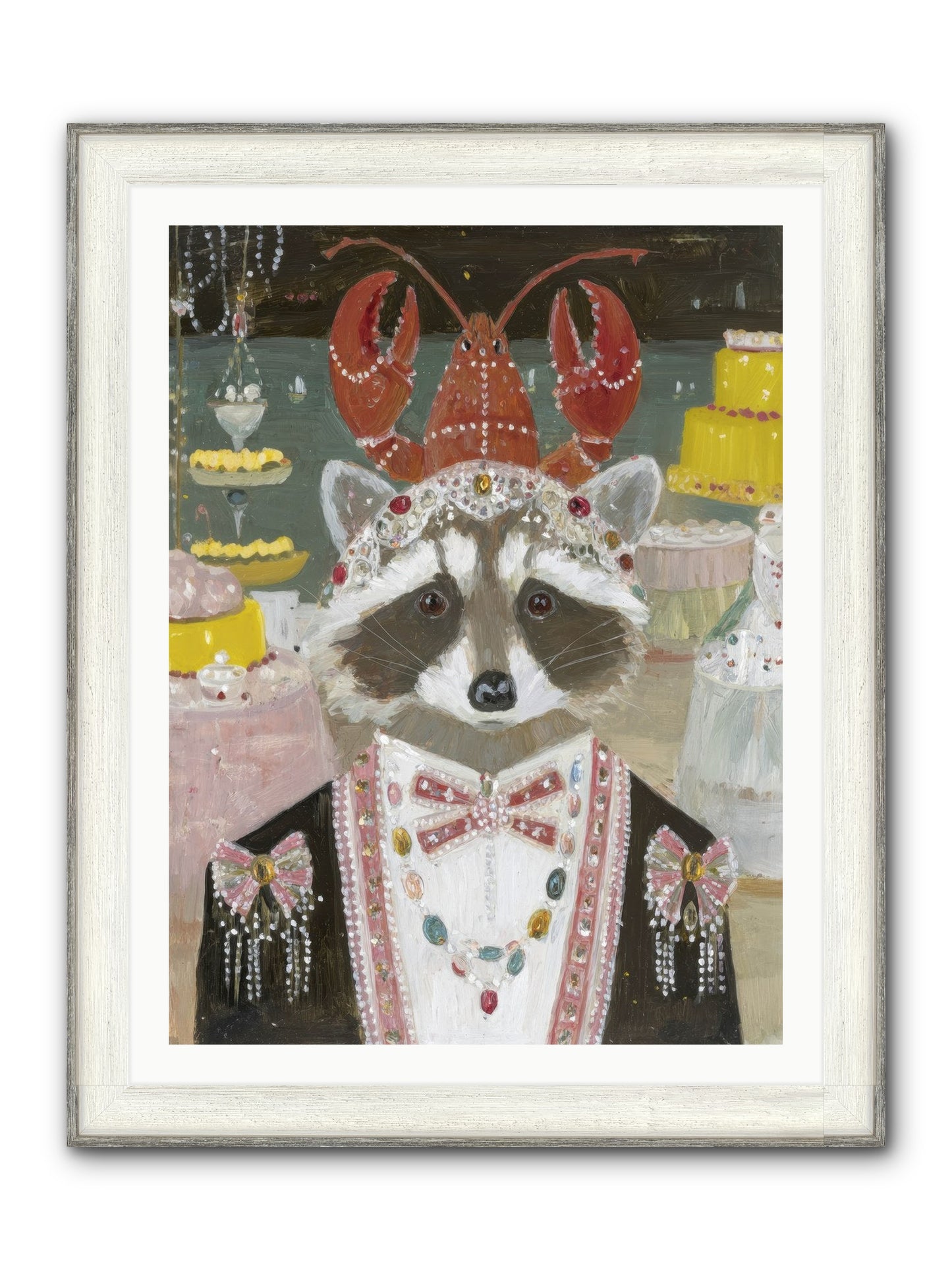 The Delicious Hour Framed Print - Driftwood White 30x40