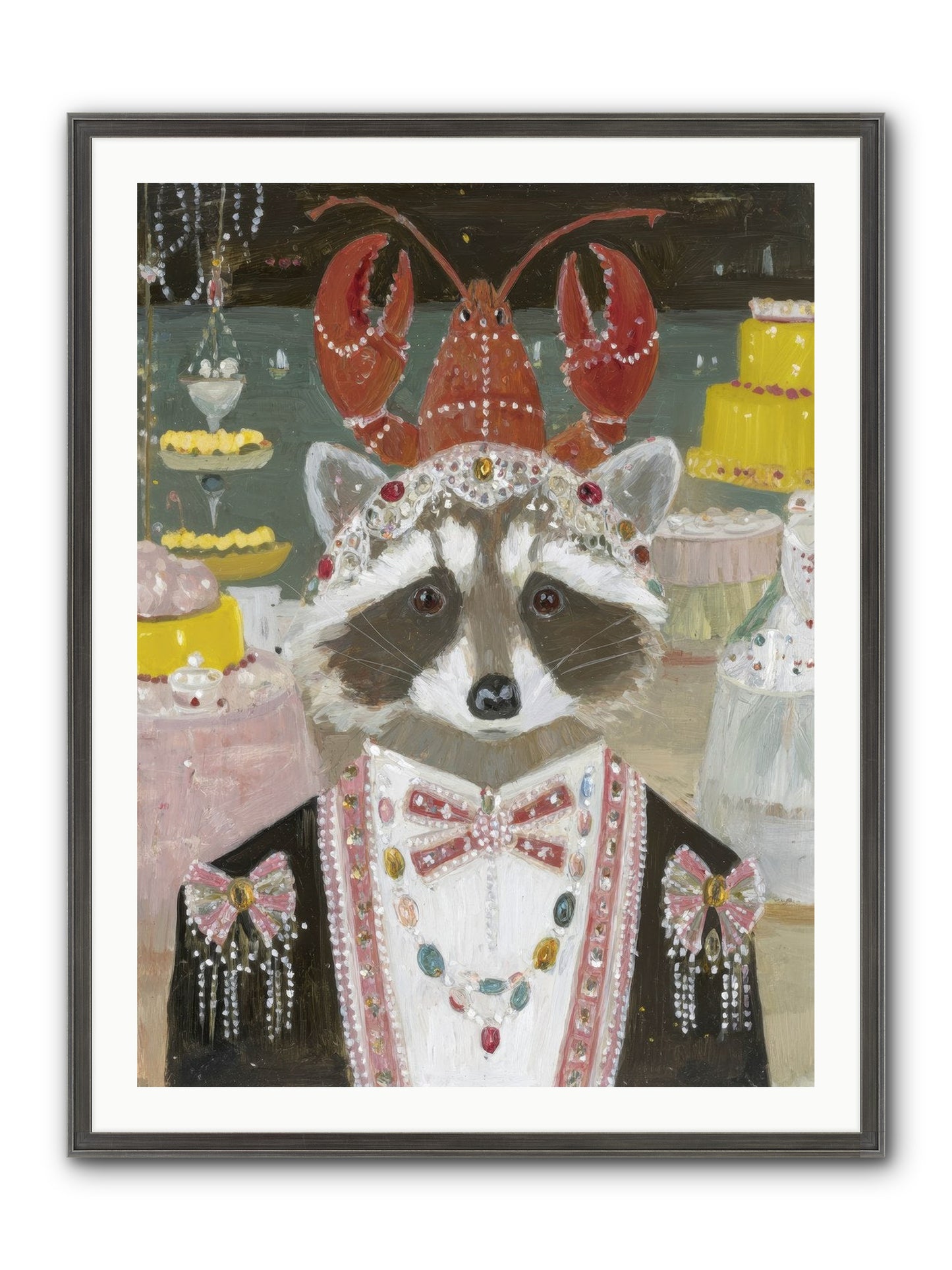 The Delicious Hour Framed Print - Slimwoods Black/Silver 30x40