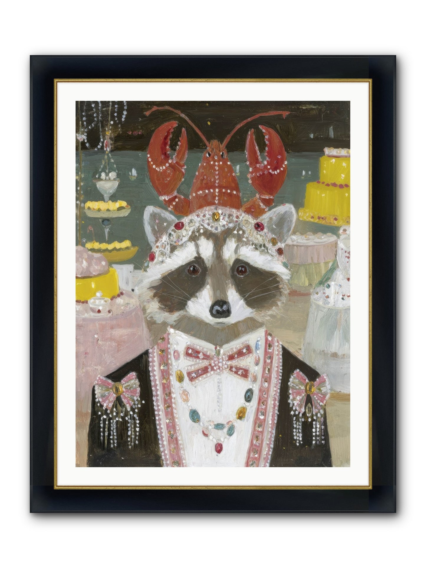 The Delicious Hour Framed Print - Wide Black w/Gold 30x40