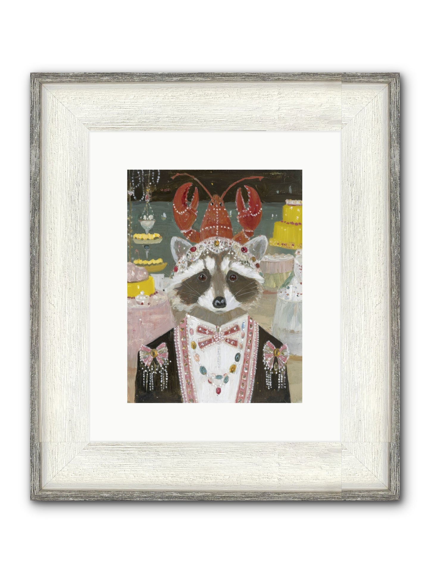 The Delicious Hour Framed Print - Driftwood White 9x12