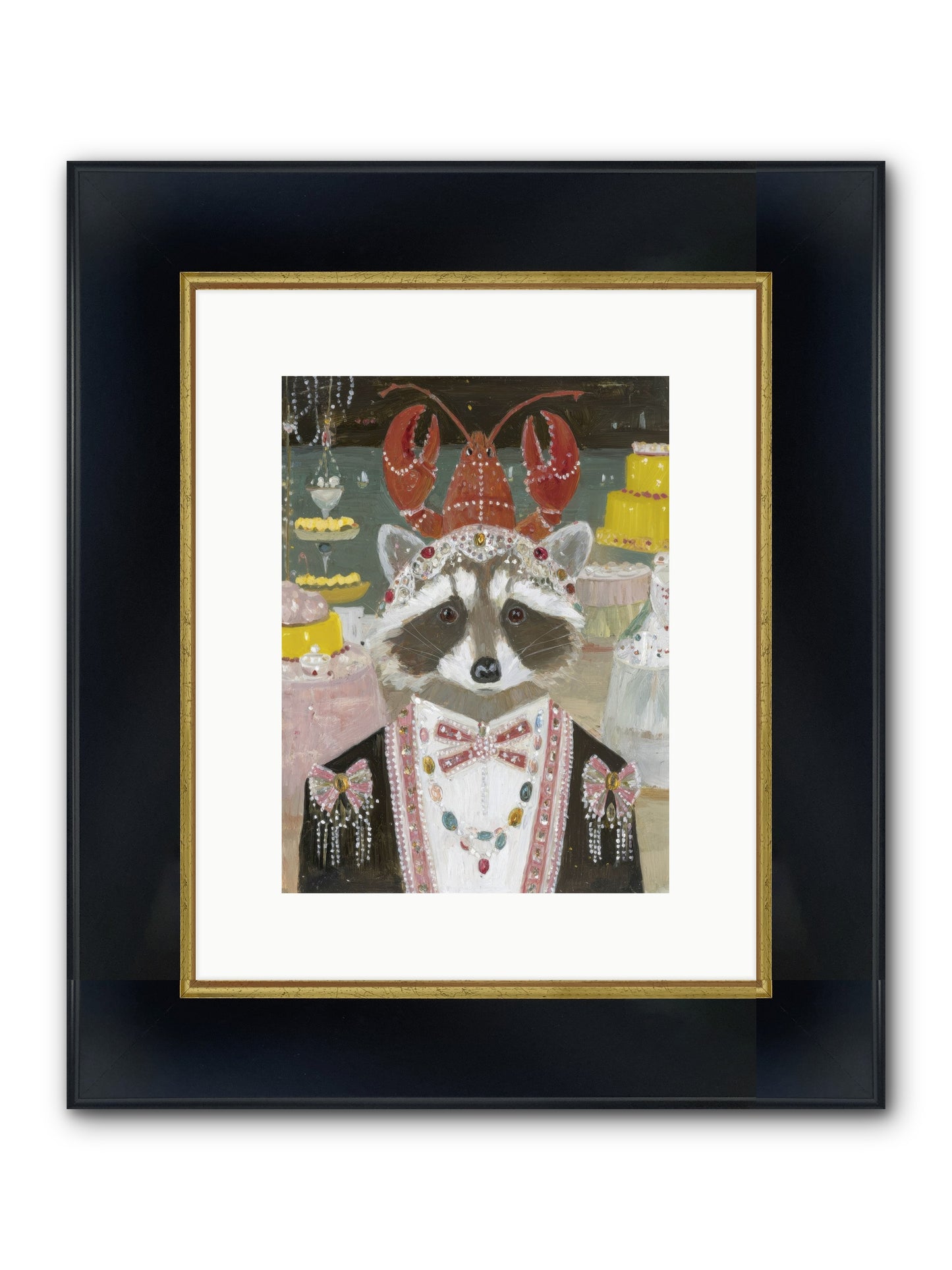 The Delicious Hour Framed Print - Wide Black w/Gold 9x12