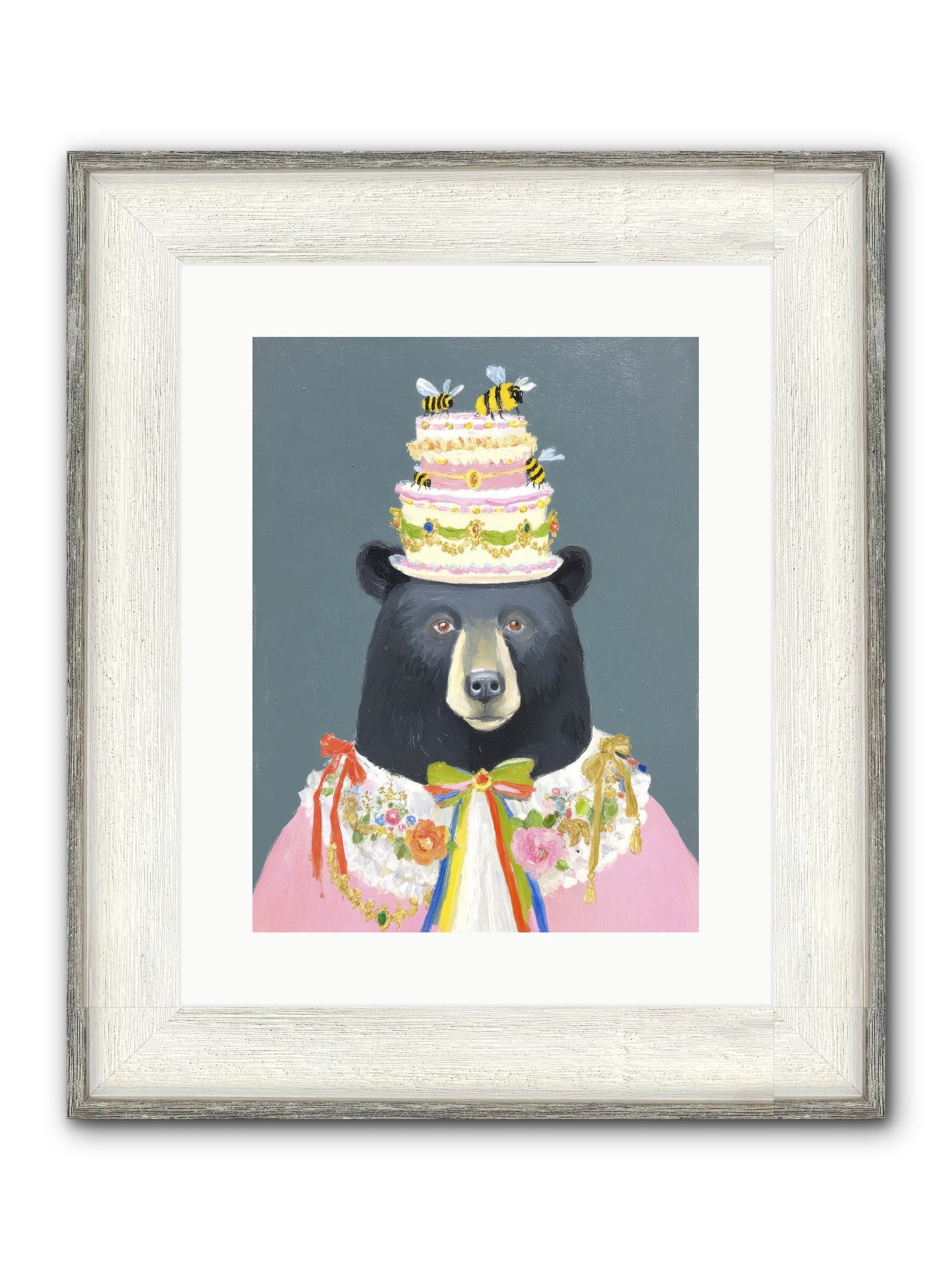 The Delightful Affair Framed Print - Driftwood White 12x16