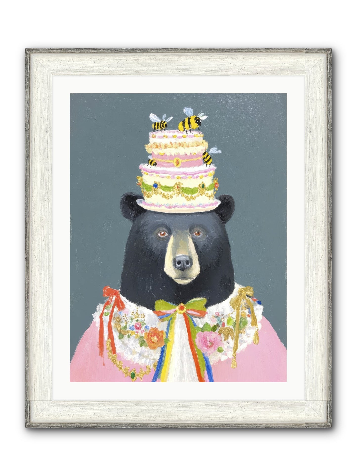 The Delightful Affair Framed Print - Driftwood White 24x32