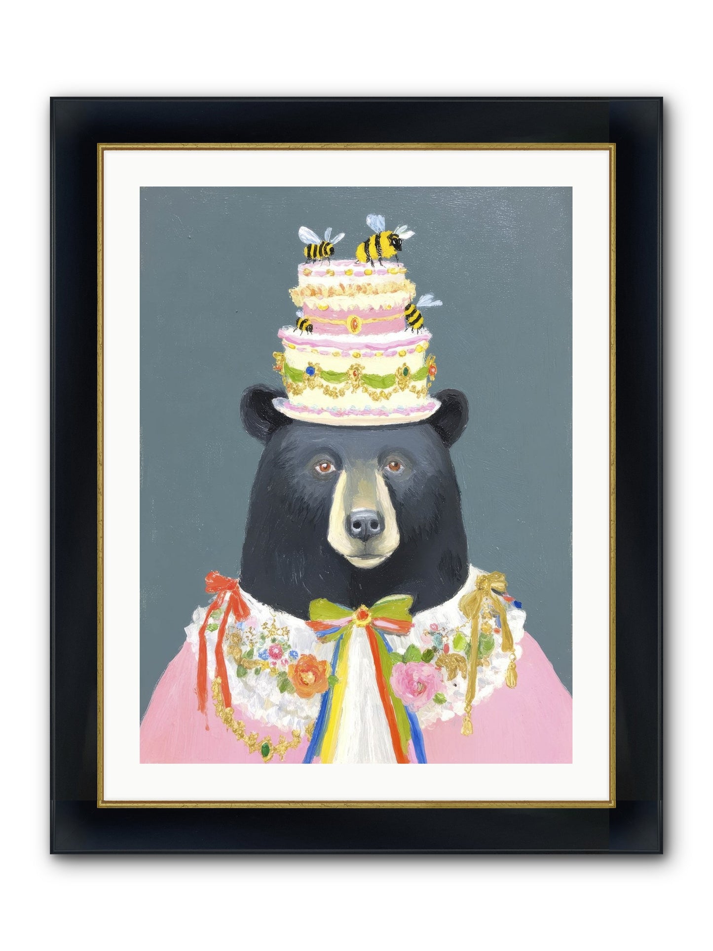 The Delightful Affair Framed Print - Wide Black w/Gold 24x32