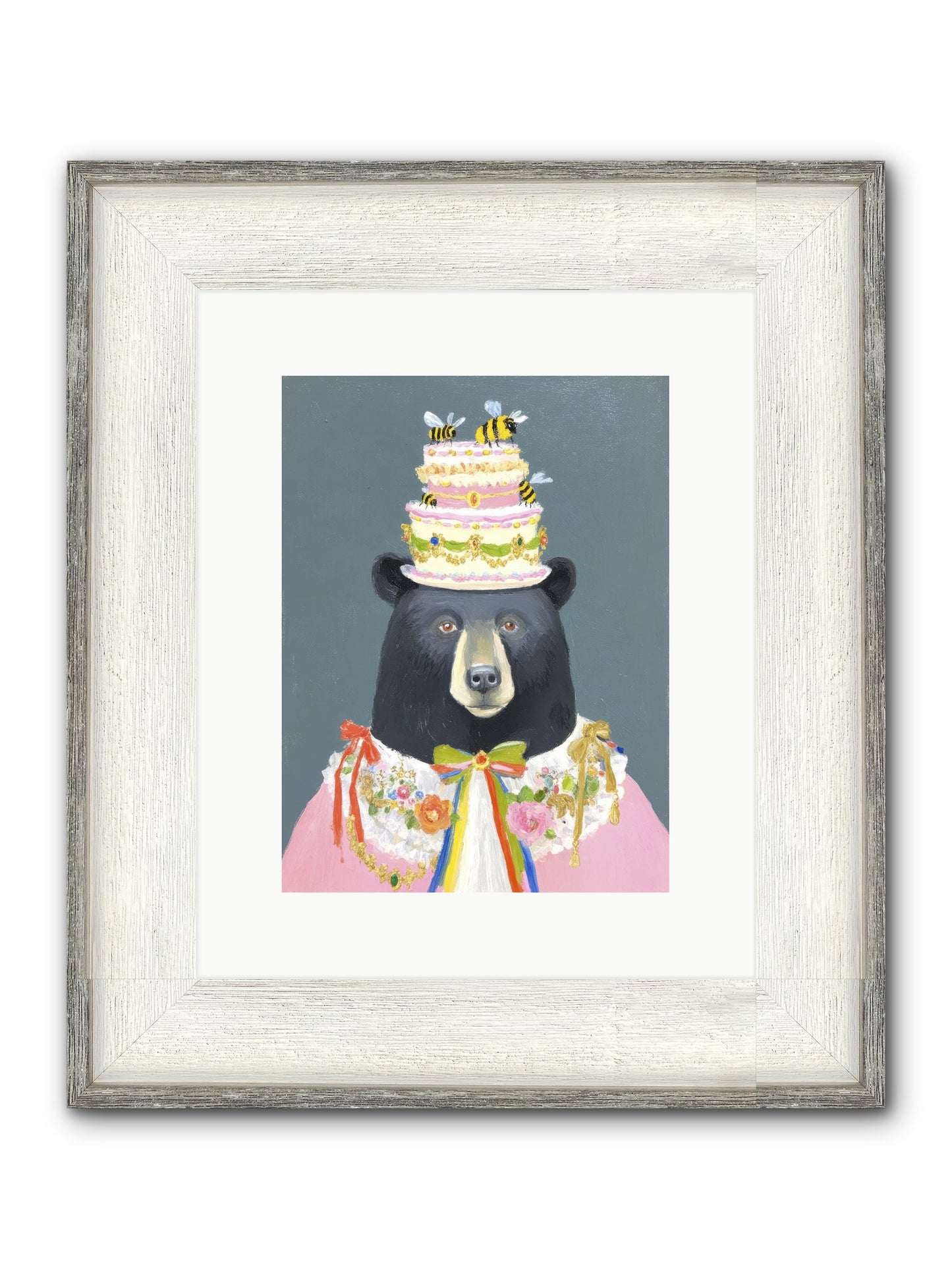 The Delightful Affair Framed Print - Driftwood White 9x12