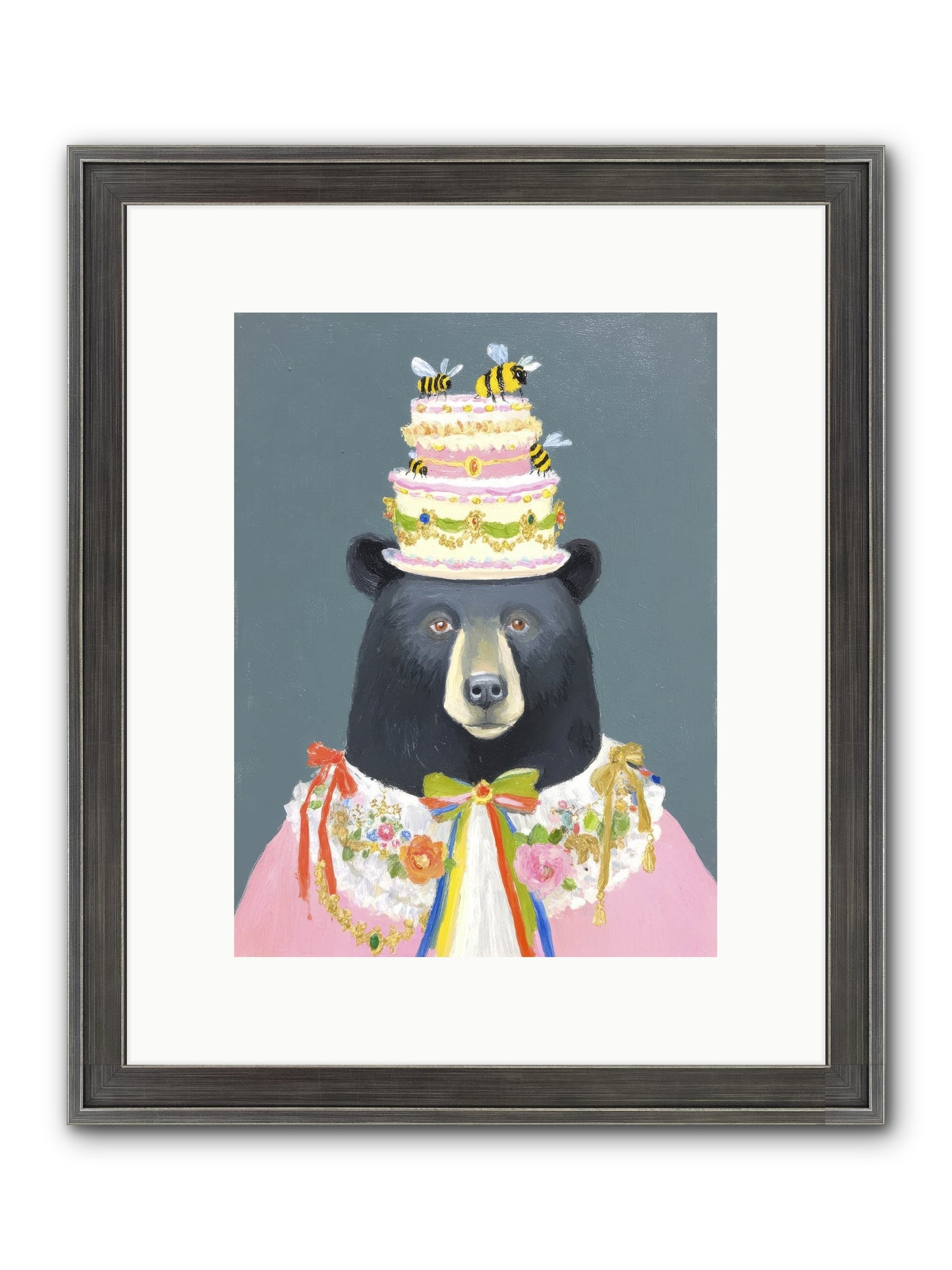 The Delightful Affair Framed Print - Slimwoods Black/Silver 9x12