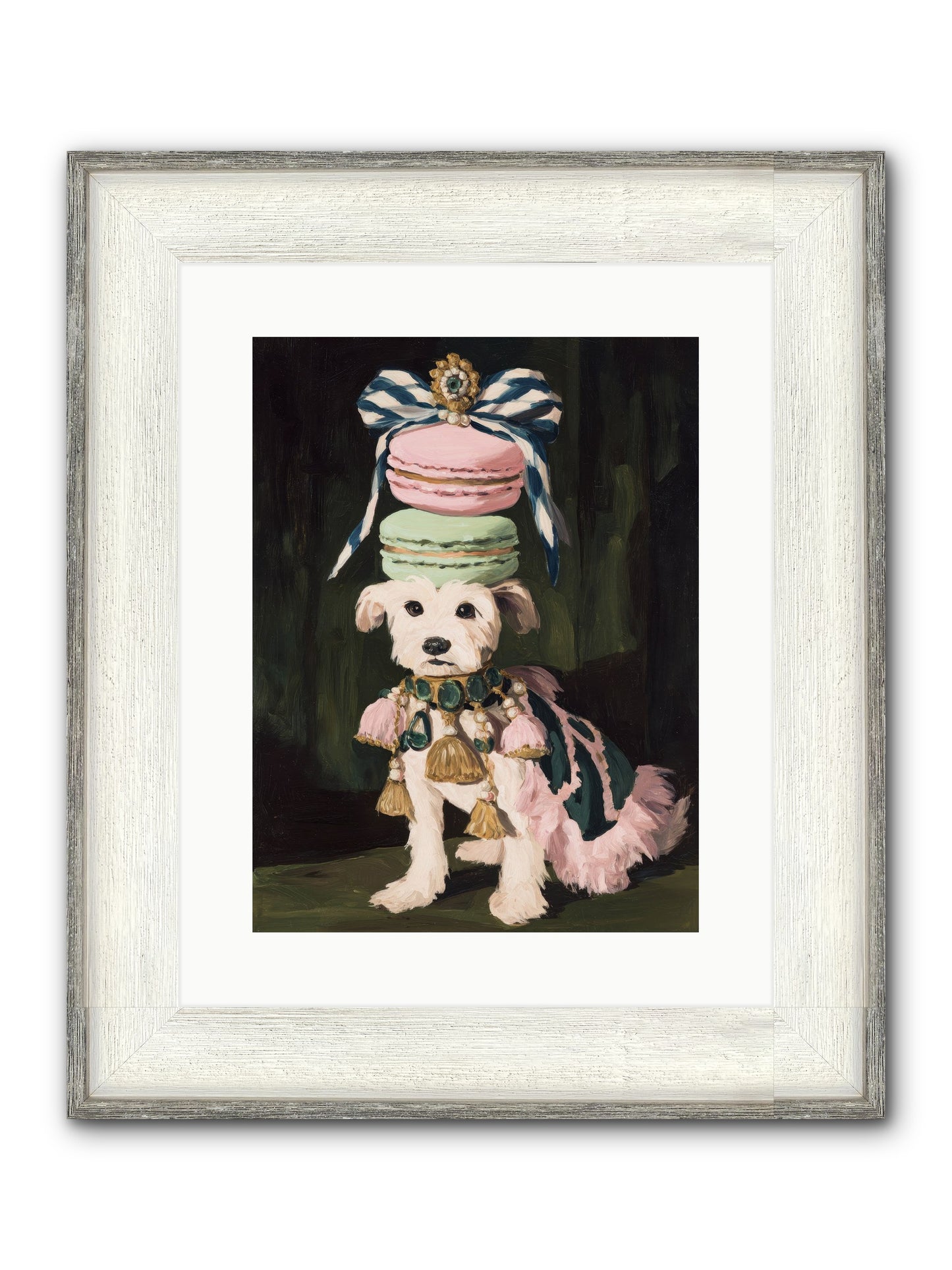 The Delirious Hour Framed Print - Driftwood White 12x16