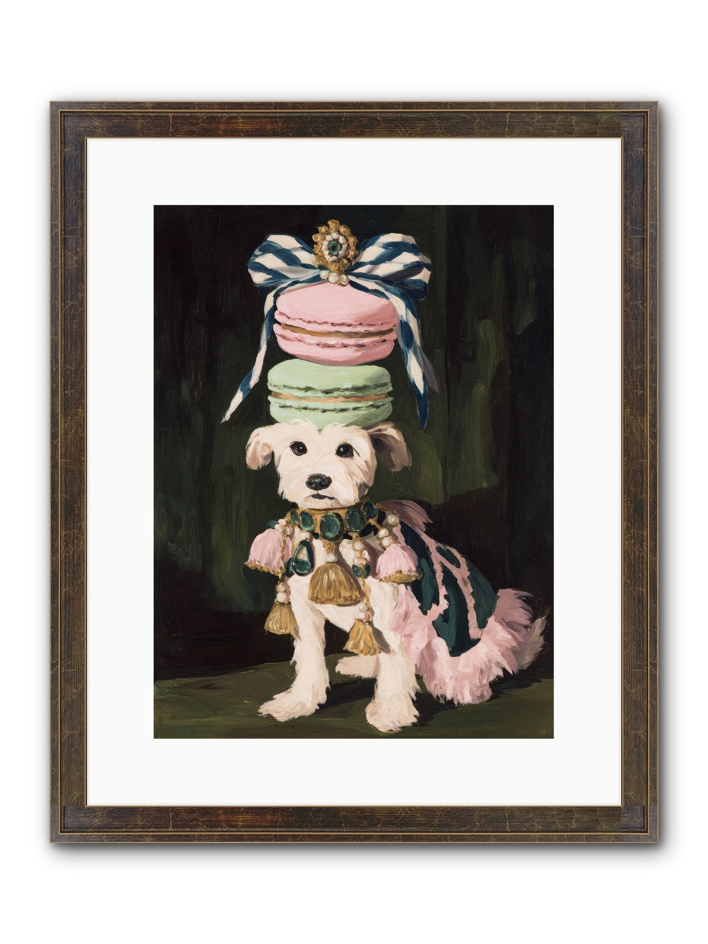 The Delirious Hour Framed Print - Slimwoods Black/Gold 12x16