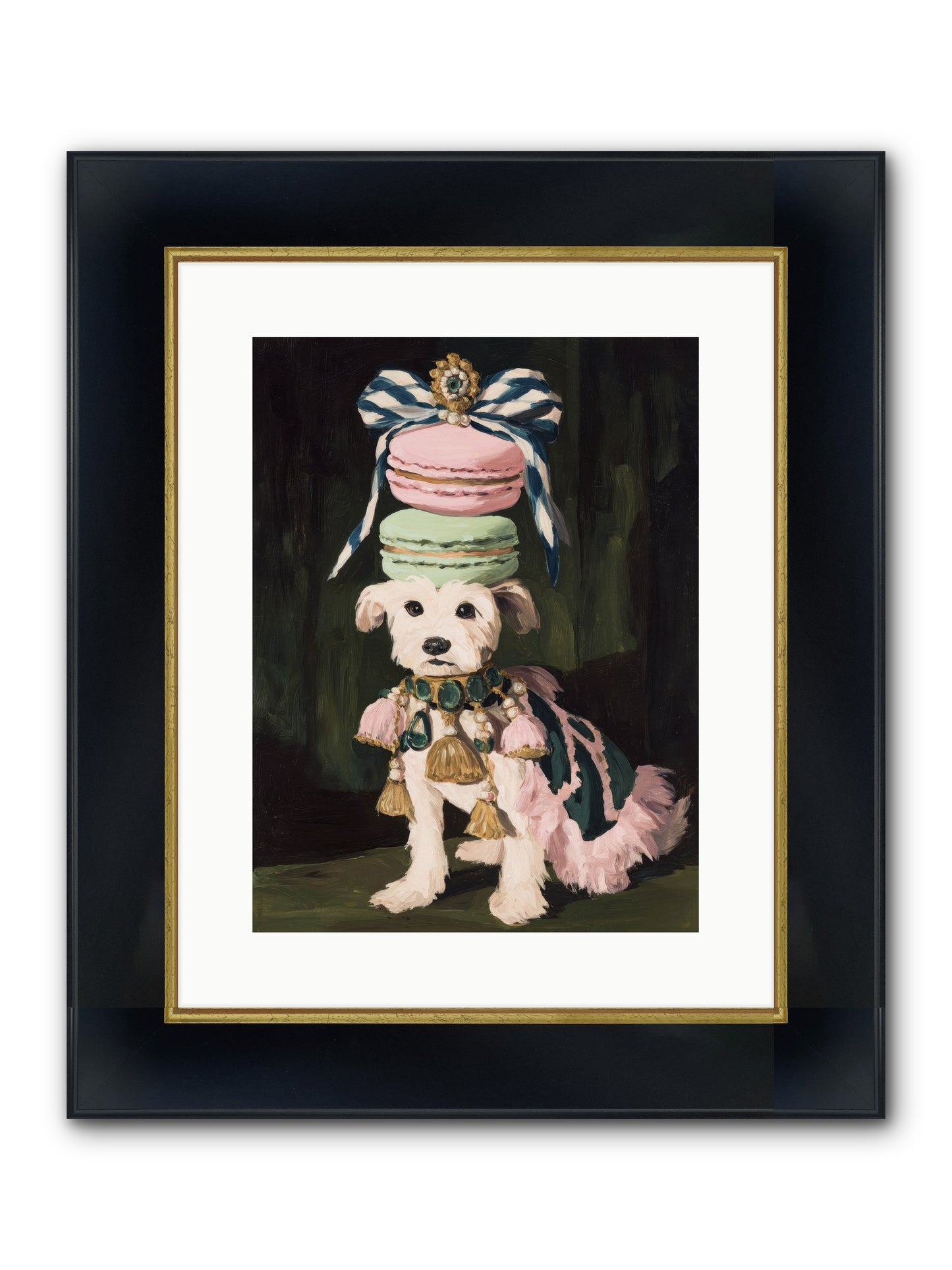 The Delirious Hour Framed Print - Wide Black w/Gold 12x16