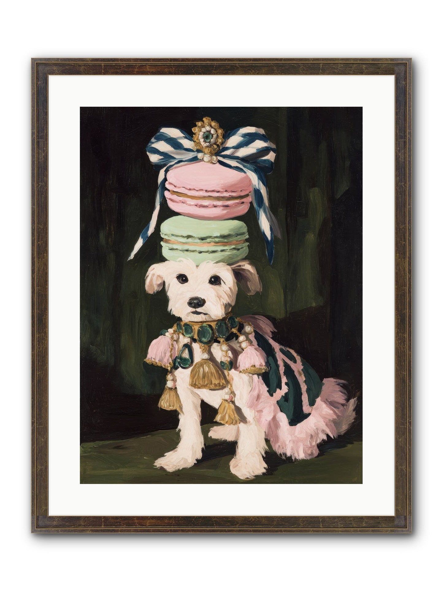 The Delirious Hour Framed Print - Slimwoods Black/Gold 18x24