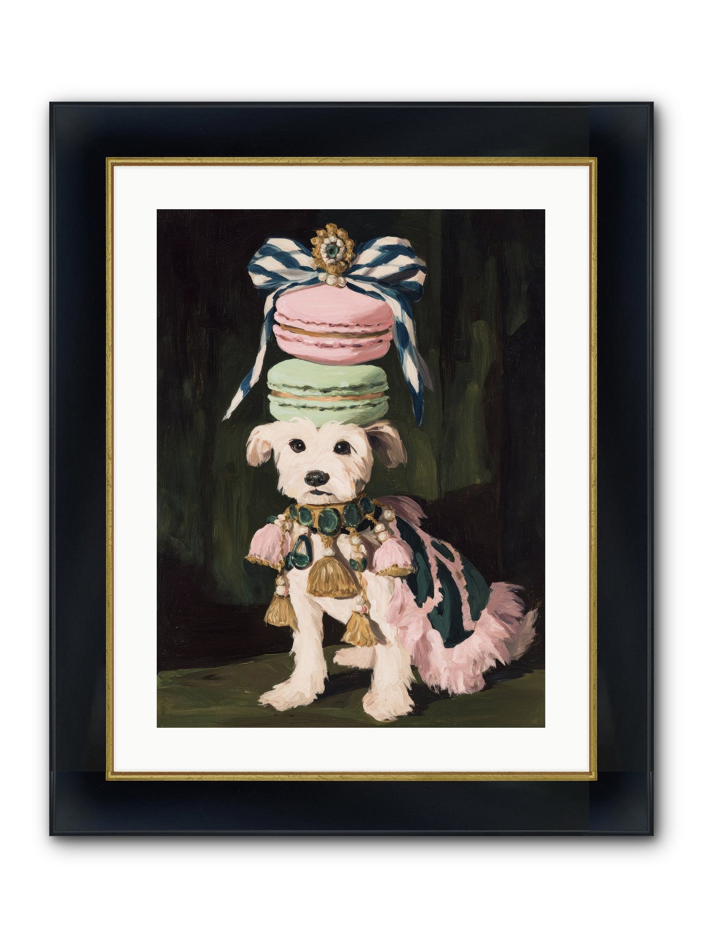 The Delirious Hour Framed Print - Wide Black w/Gold 18x24