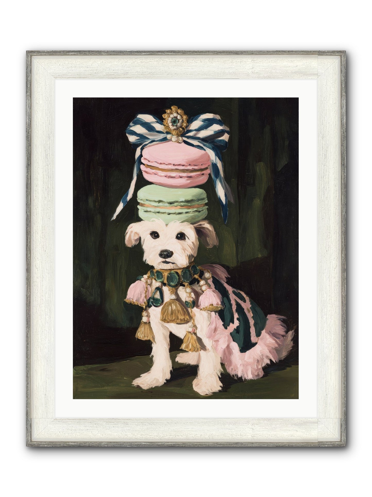 The Delirious Hour Framed Print - Driftwood White 24x32