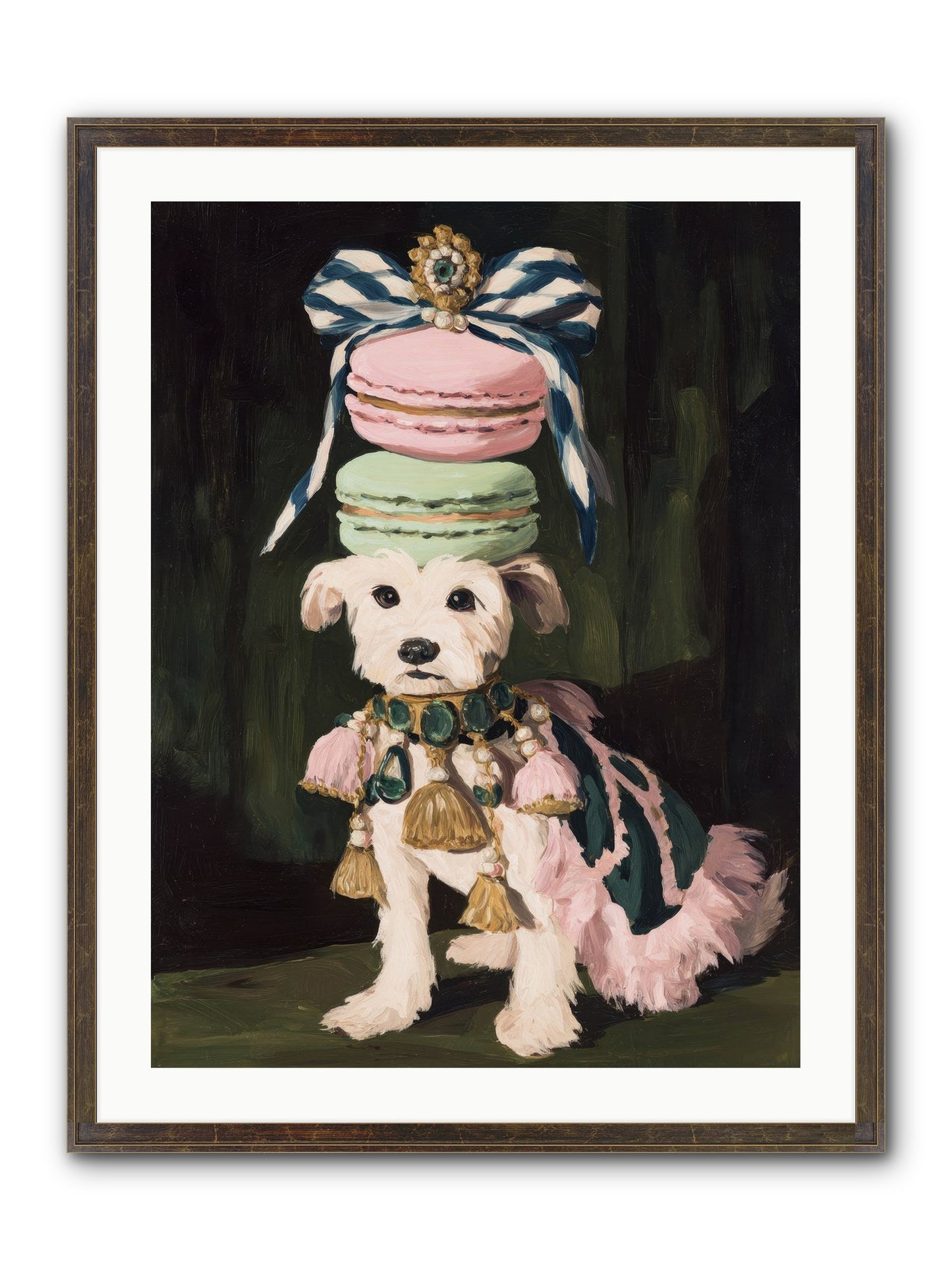 The Delirious Hour Framed Print - Slimwoods Black/Gold 24x32