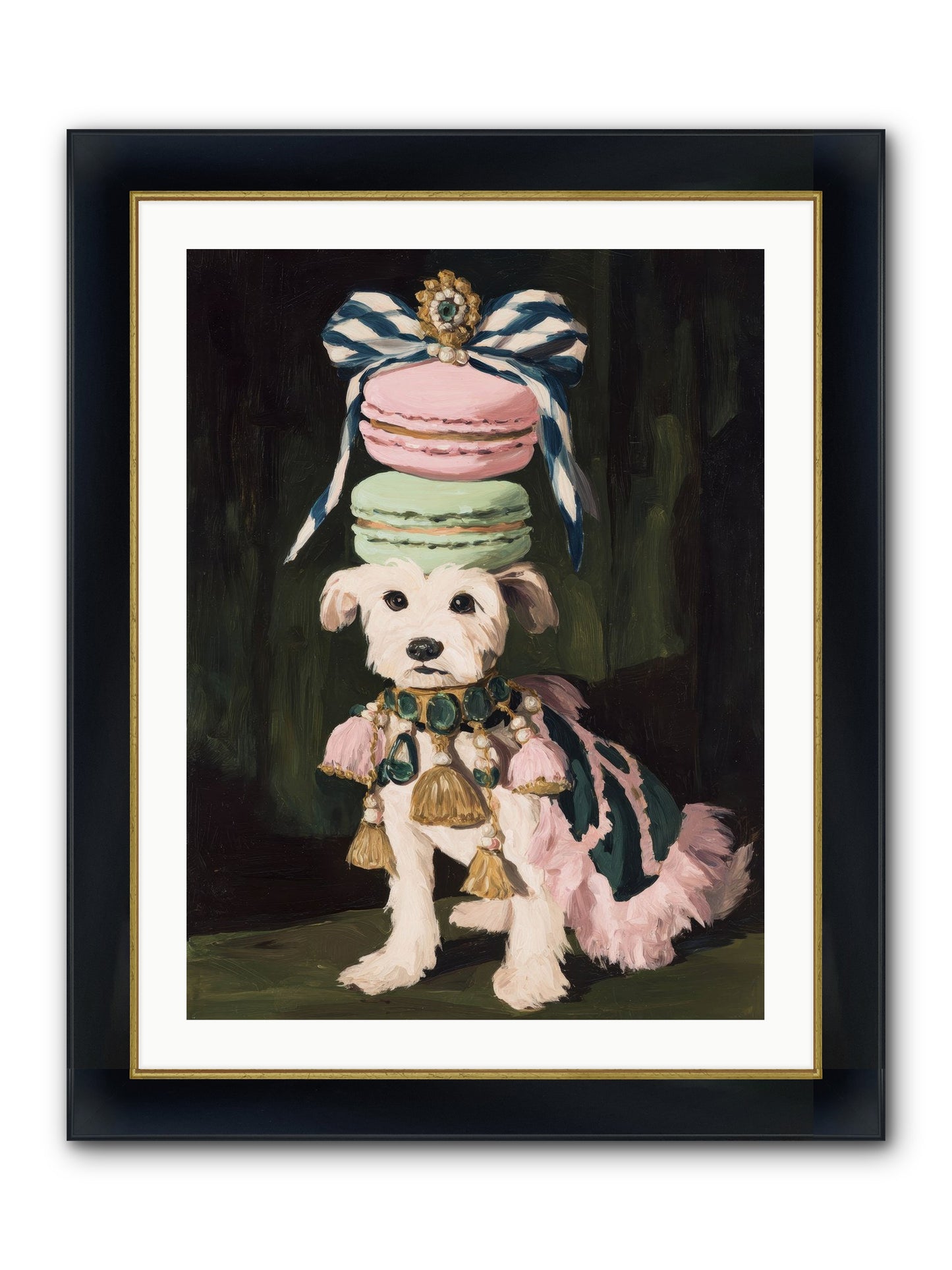 The Delirious Hour Framed Print - Wide Black w/Gold 24x32