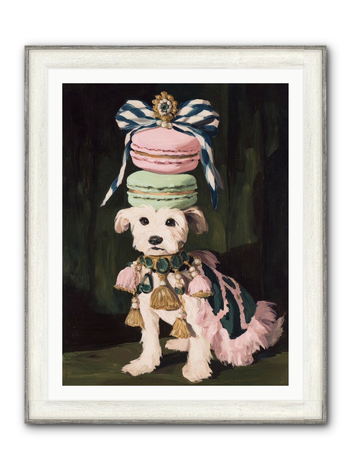 The Delirious Hour Framed Print - Driftwood White 30x40