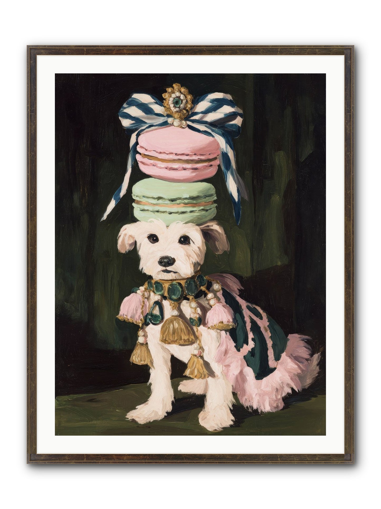The Delirious Hour Framed Print - Slimwoods Black/Gold 30x40
