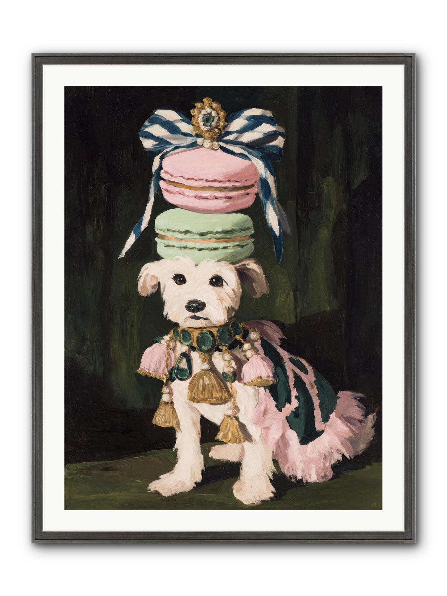 The Delirious Hour Framed Print - Slimwoods Black/Silver 30x40