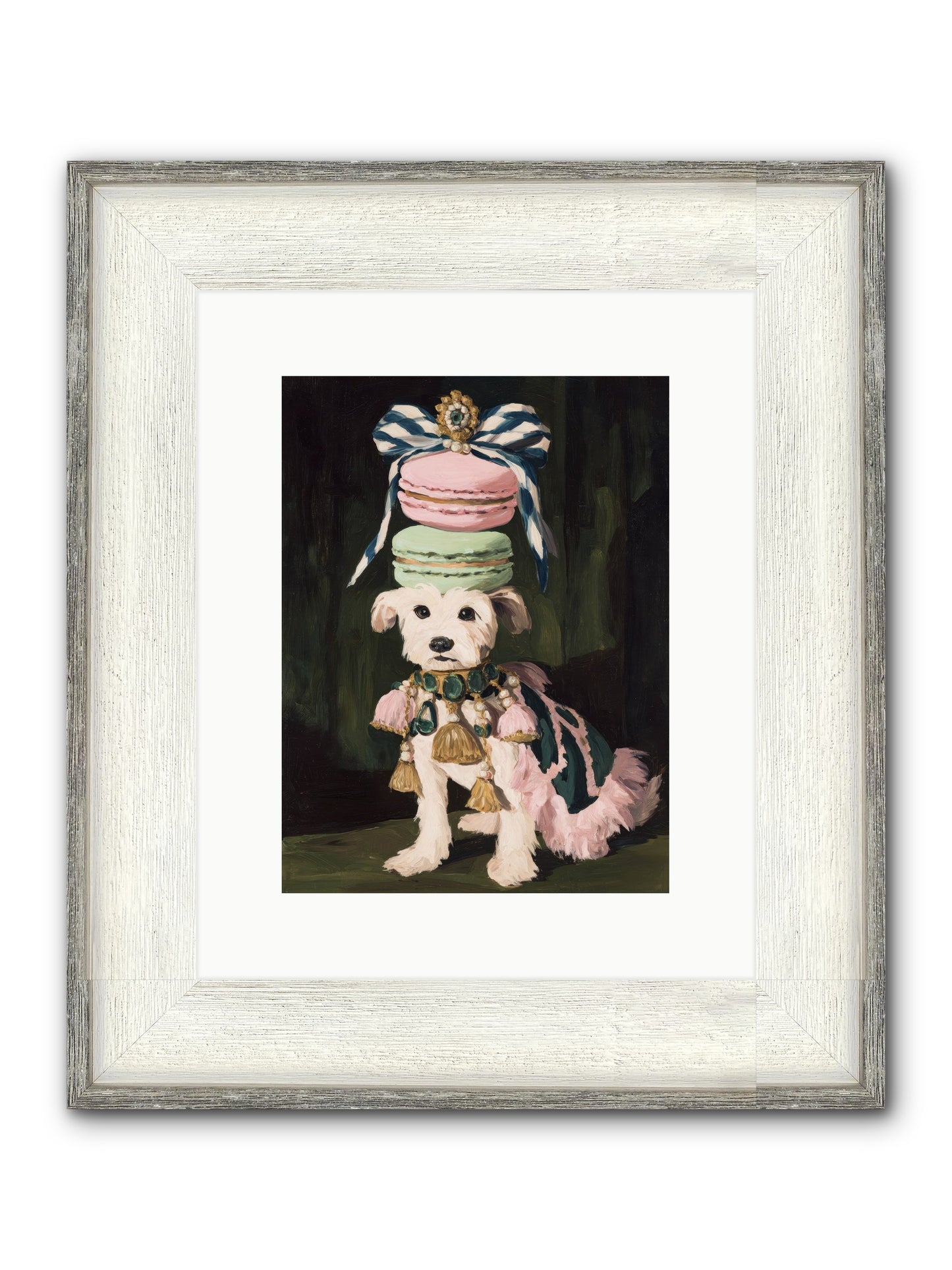 The Delirious Hour Framed Print - Driftwood White 9x12