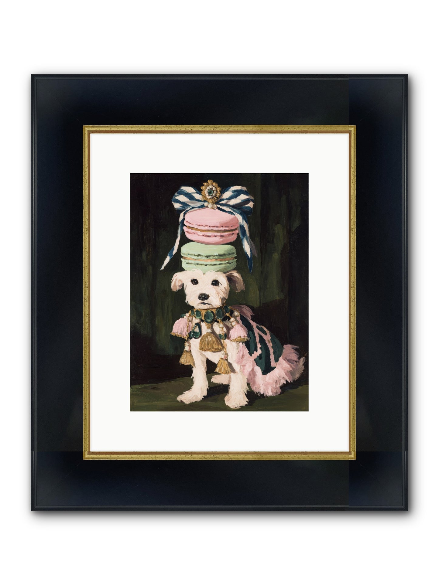 The Delirious Hour Framed Print - Wide Black w/Gold 9x12