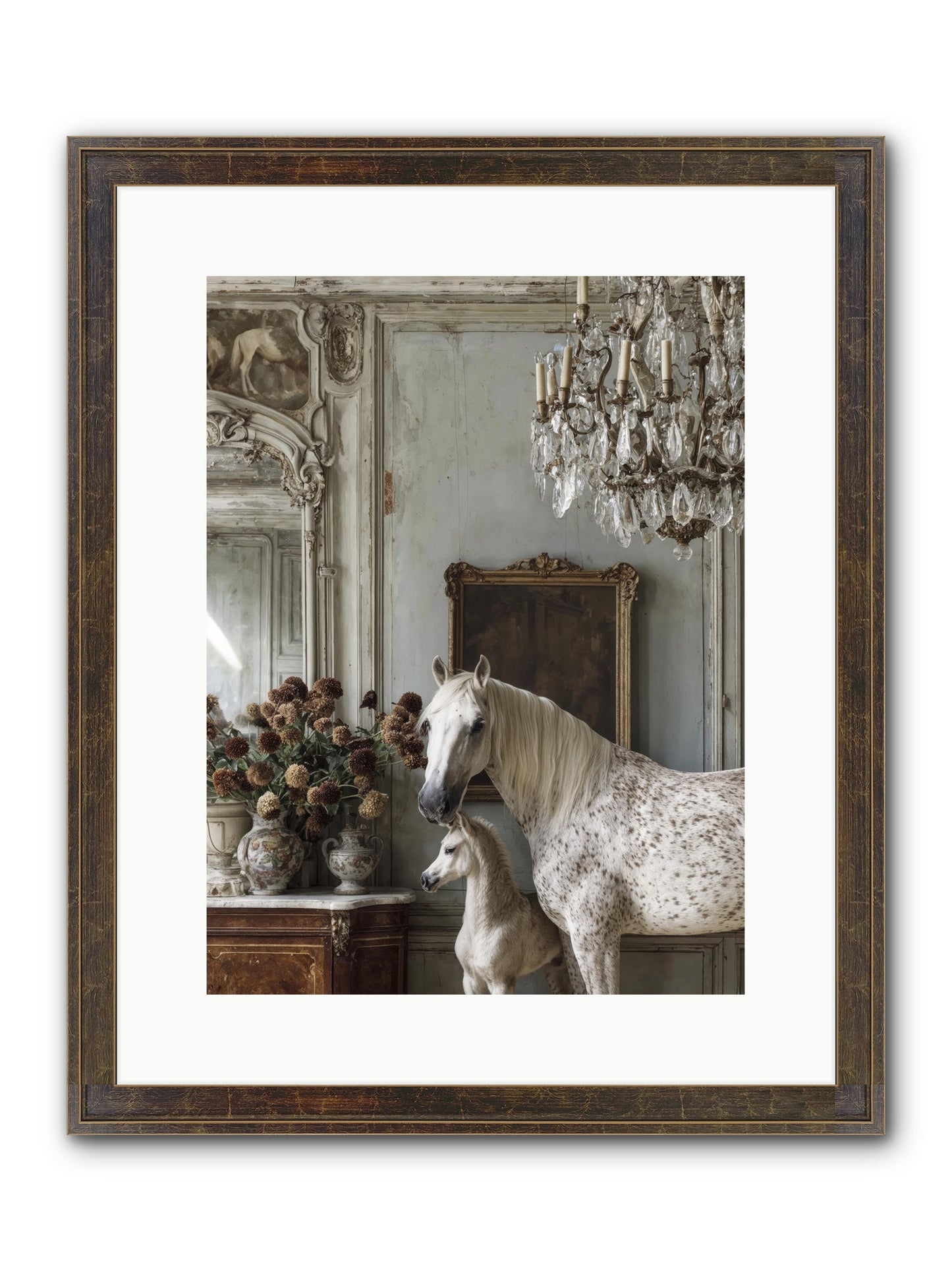 The Diminutive Duchess Framed Print - Slimwoods Black/Gold 12x16