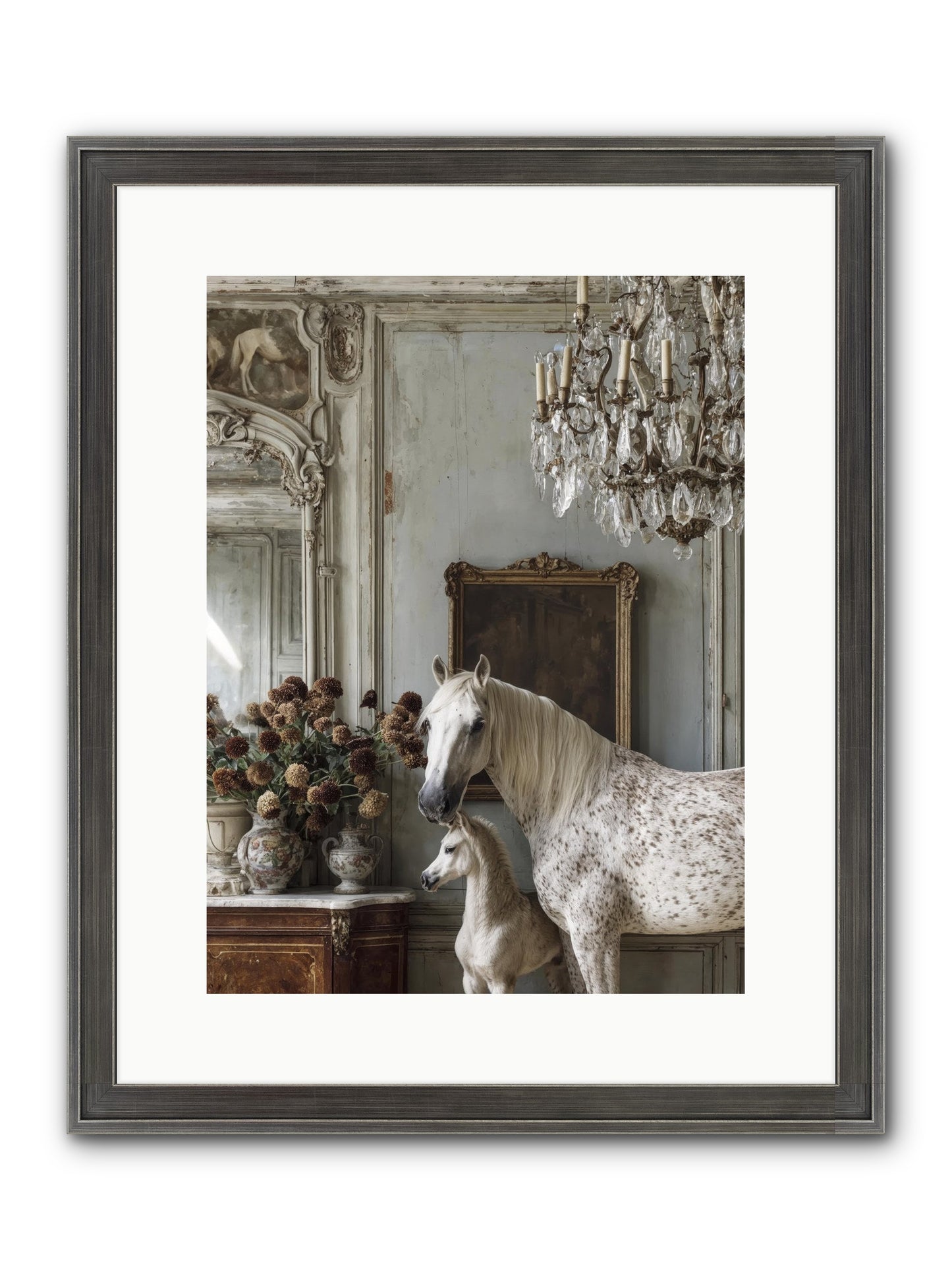 The Diminutive Duchess Framed Print - Slimwoods Black/Silver 12x16