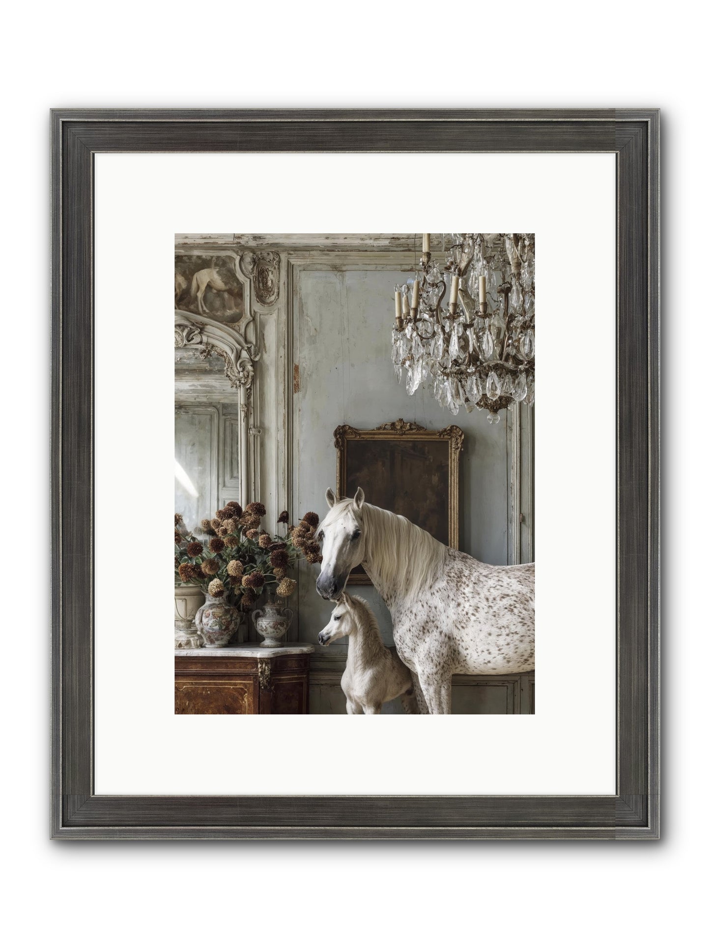 The Diminutive Duchess Framed Print - Slimwoods Black/Silver 9x12