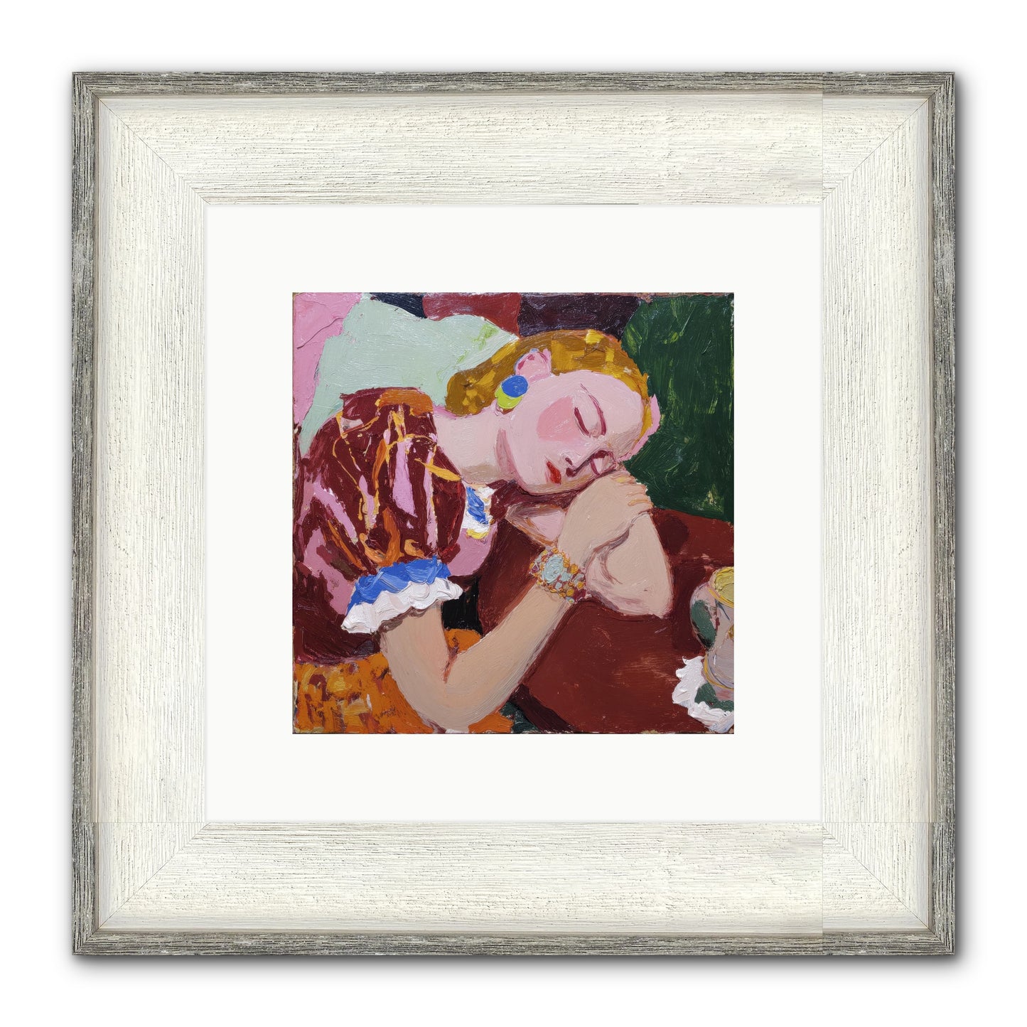 The Dream Framed Print - Driftwood White 10x10