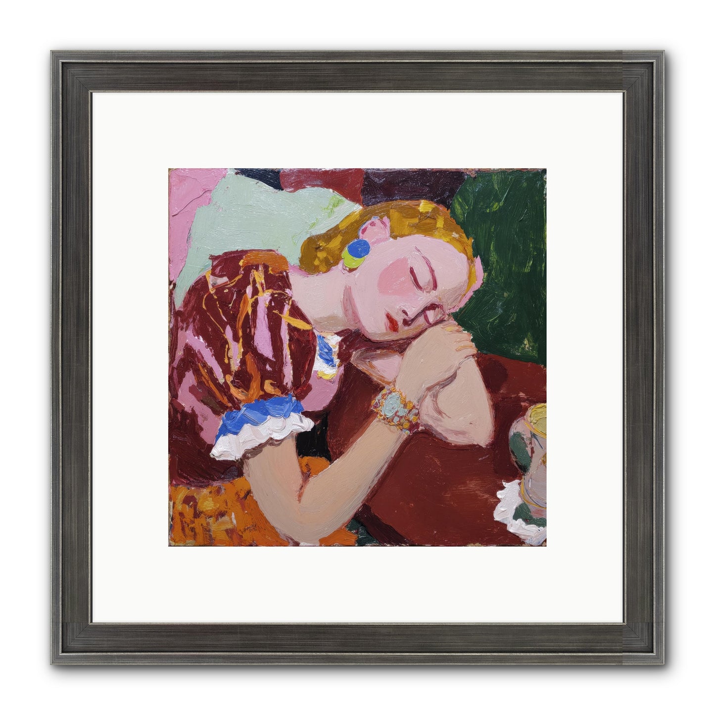 The Dream Framed Print - Slimwoods Black/Silver 10x10