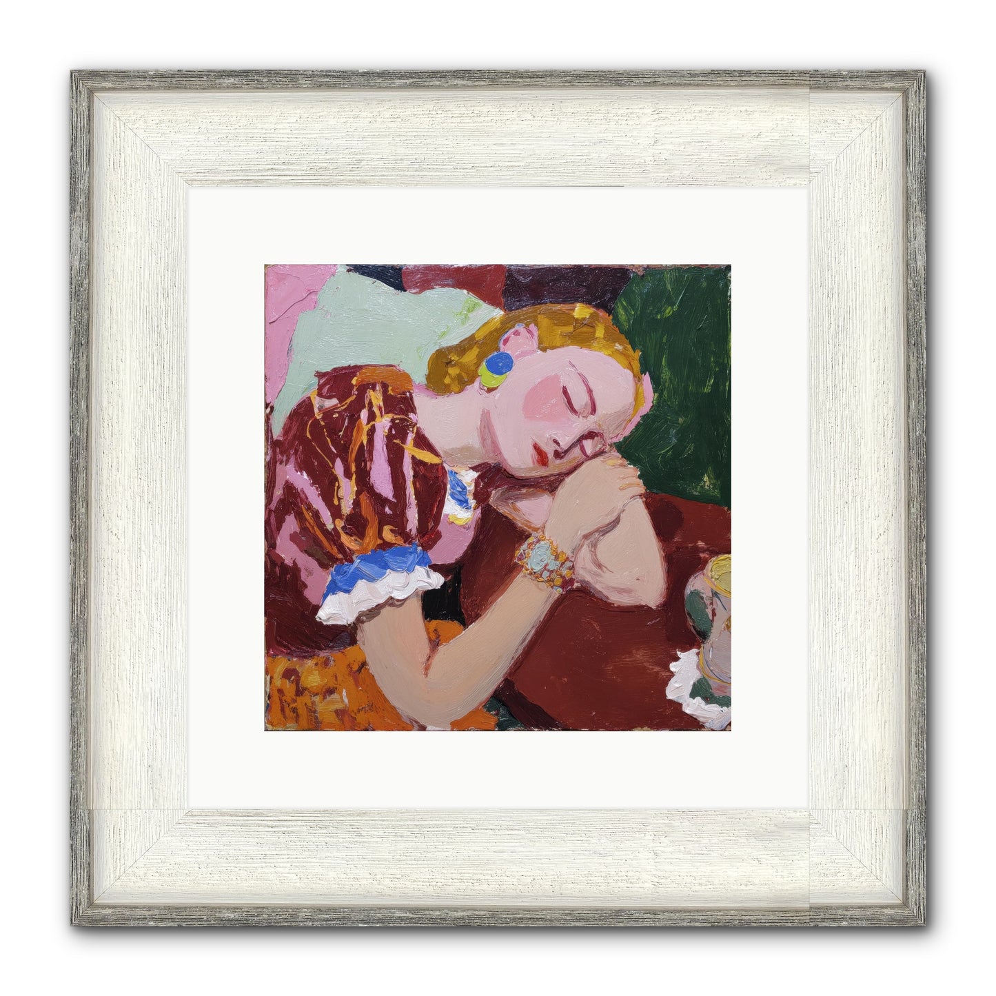 The Dream Framed Print - Driftwood White 12x12