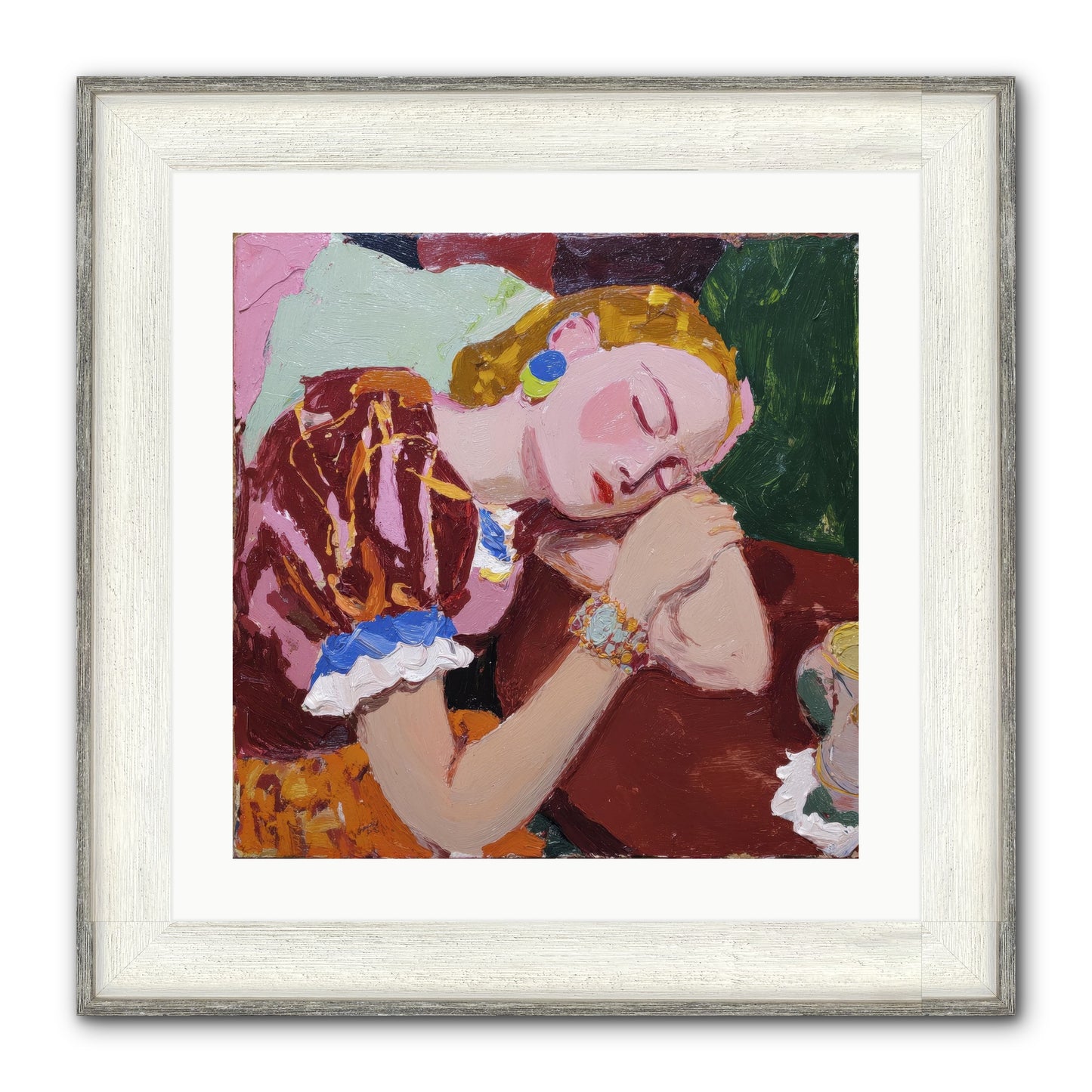 The Dream Framed Print - Driftwood White 20x20
