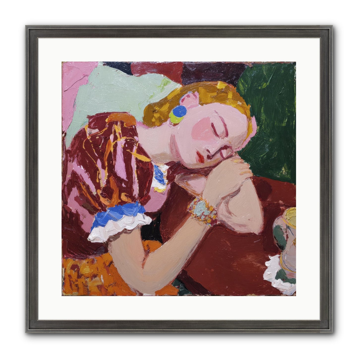 The Dream Framed Print - Slimwoods Black/Silver 20x20