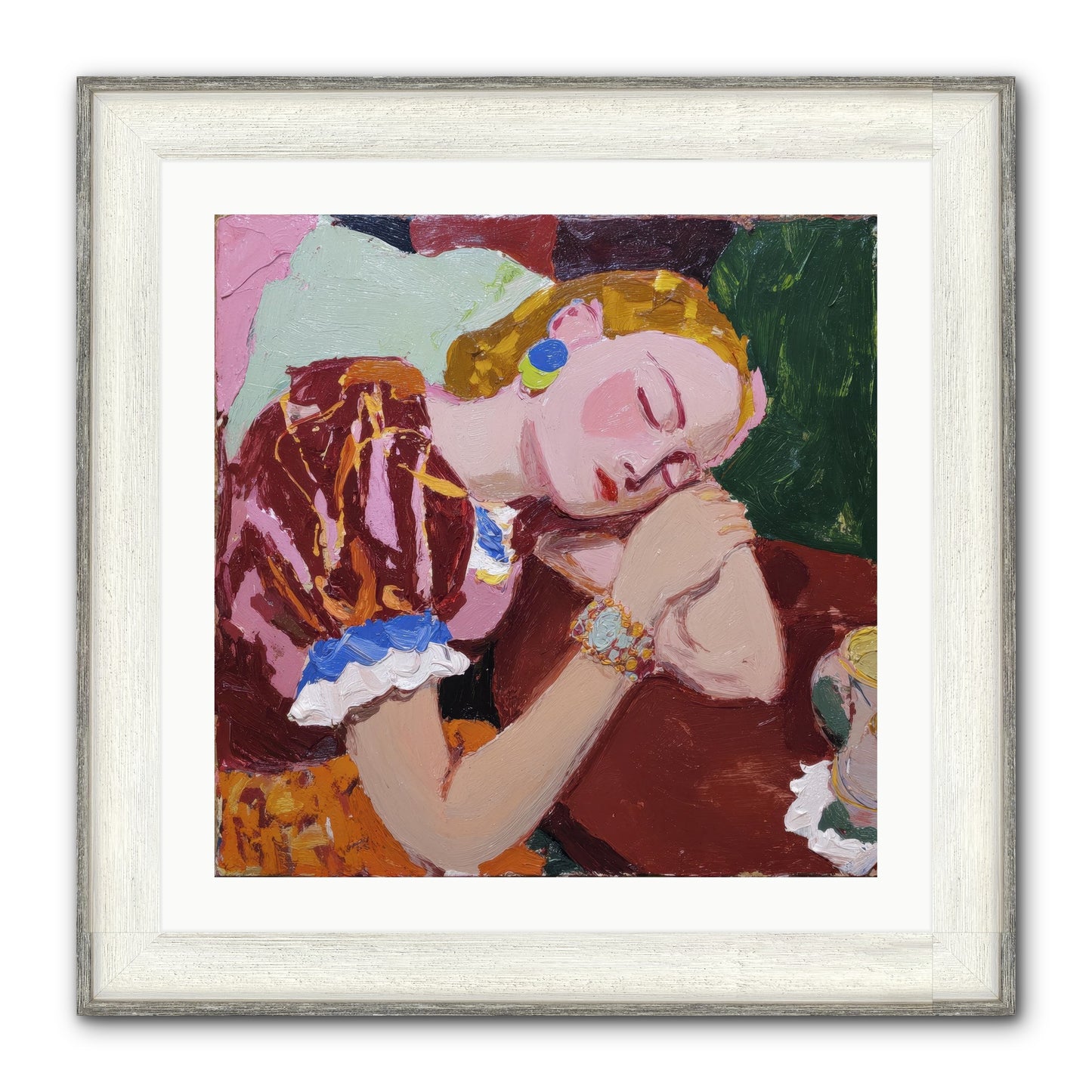 The Dream Framed Print - Driftwood White 24x24