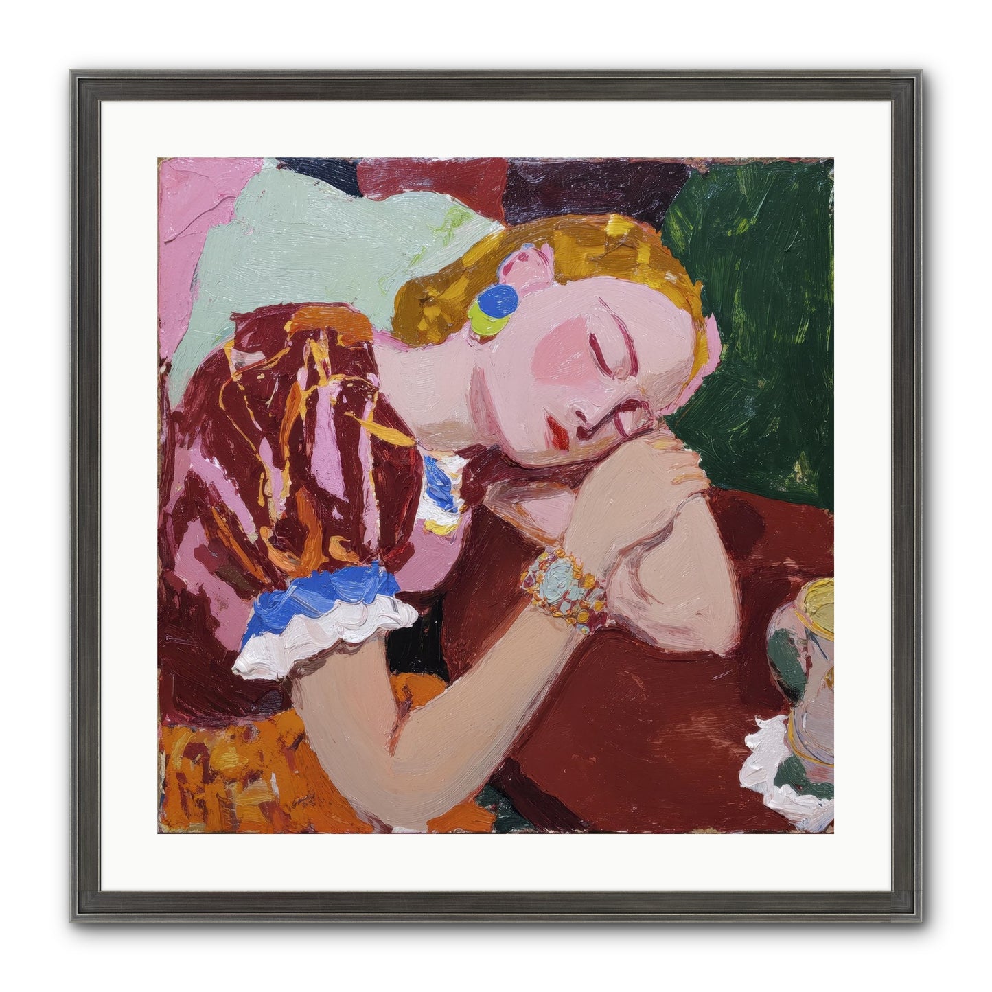 The Dream Framed Print - Slimwoods Black/Silver 24x24