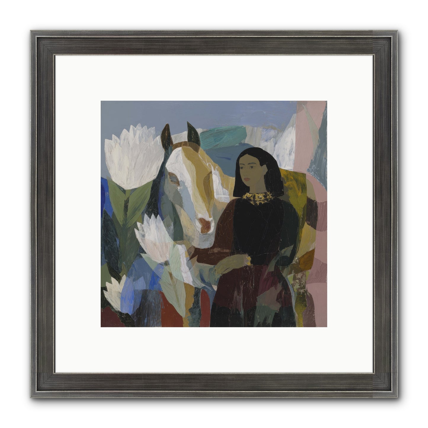 The Dusk We Share Framed Print - Slimwoods Black/Silver 10x10