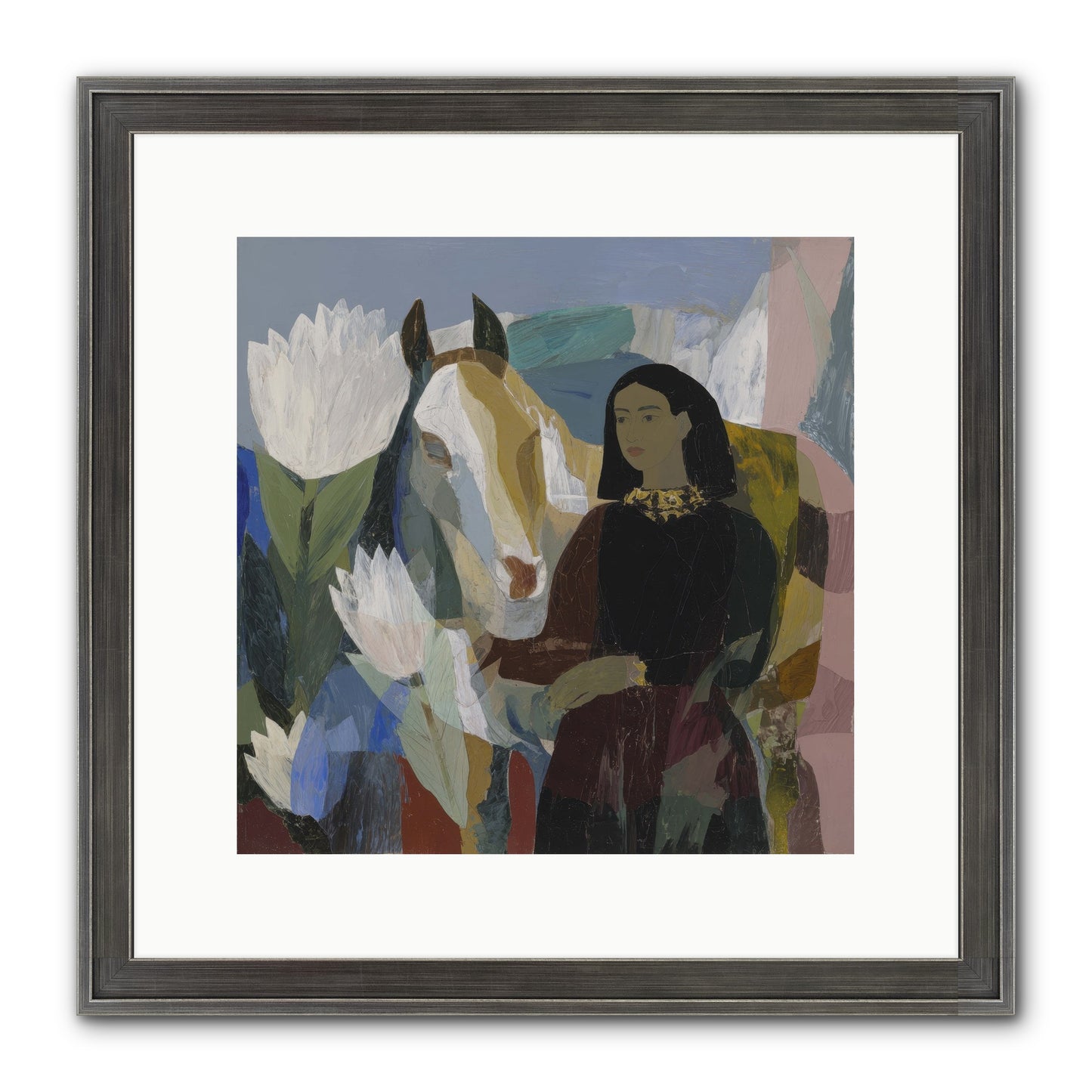 The Dusk We Share Framed Print - Slimwoods Black/Silver 12x12