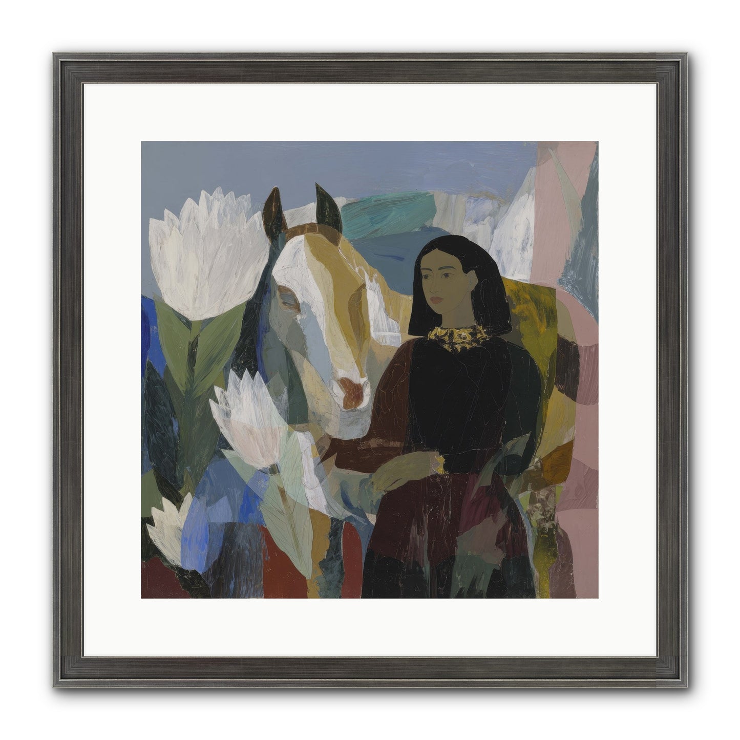 The Dusk We Share Framed Print - Slimwoods Black/Silver 16x16