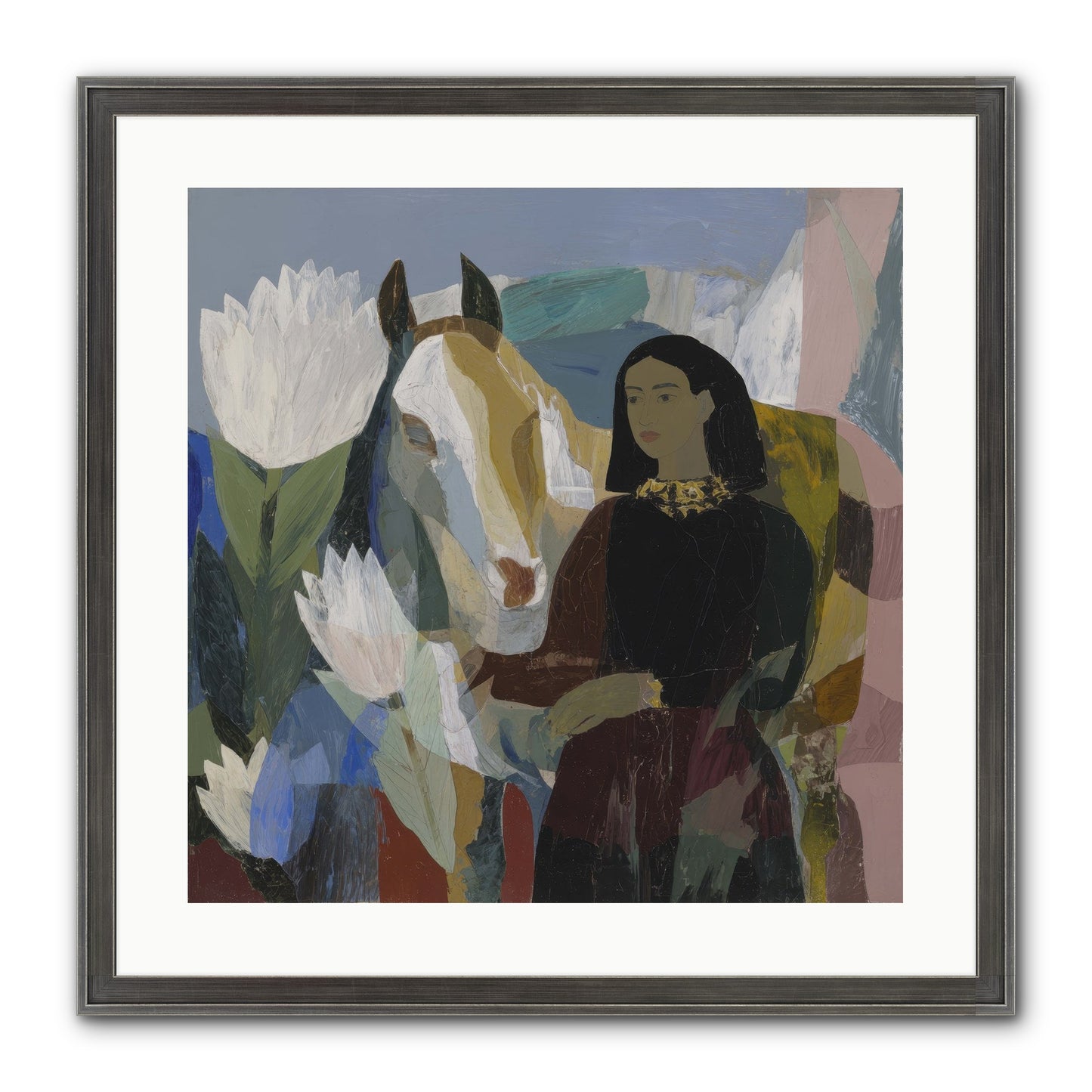 The Dusk We Share Framed Print - Slimwoods Black/Silver 20x20