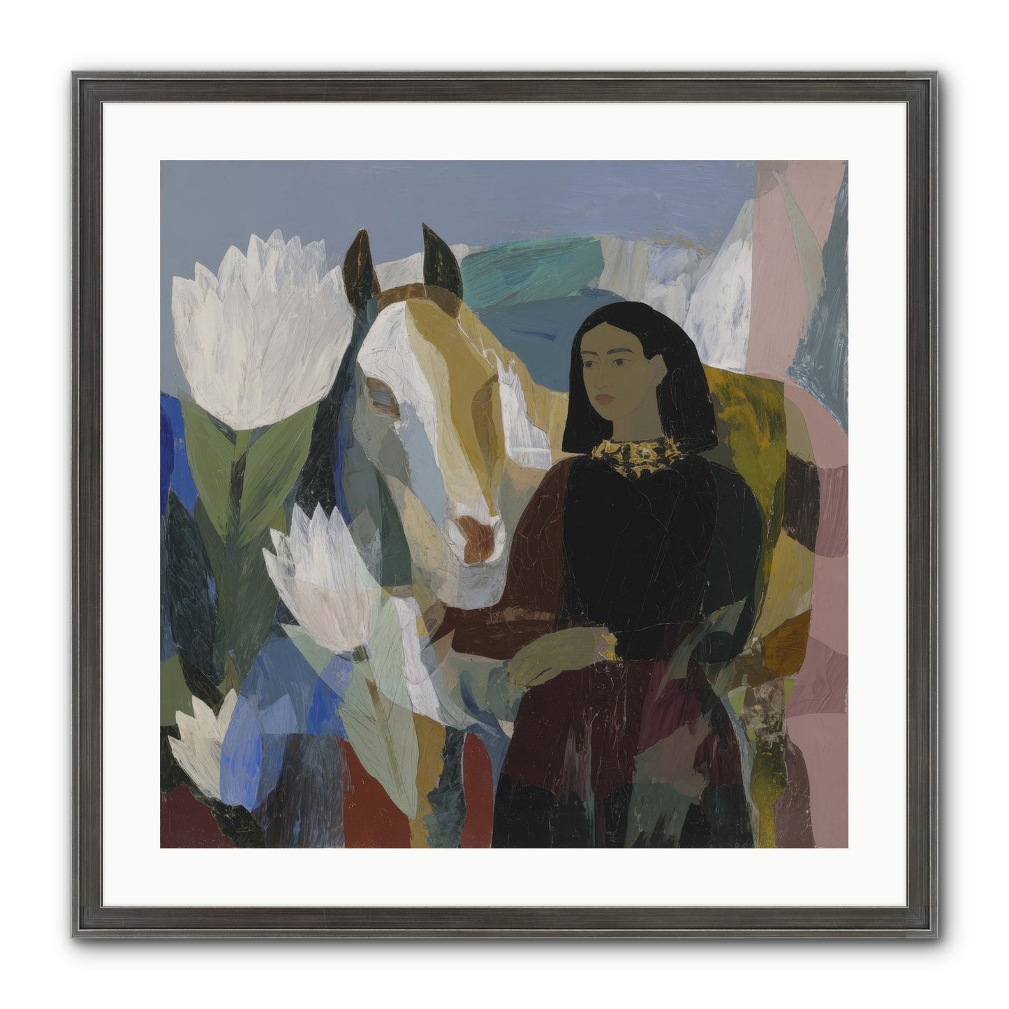 The Dusk We Share Framed Print - Slimwoods Black/Silver 24x24