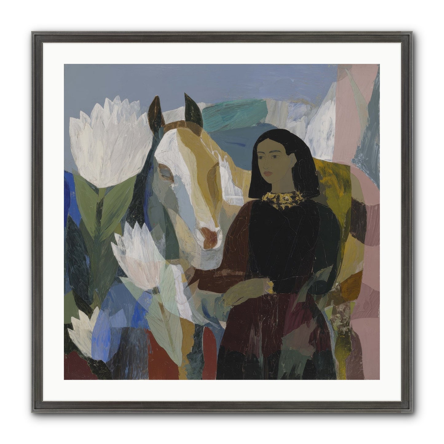 The Dusk We Share Framed Print - Slimwoods Black/Silver 30x30