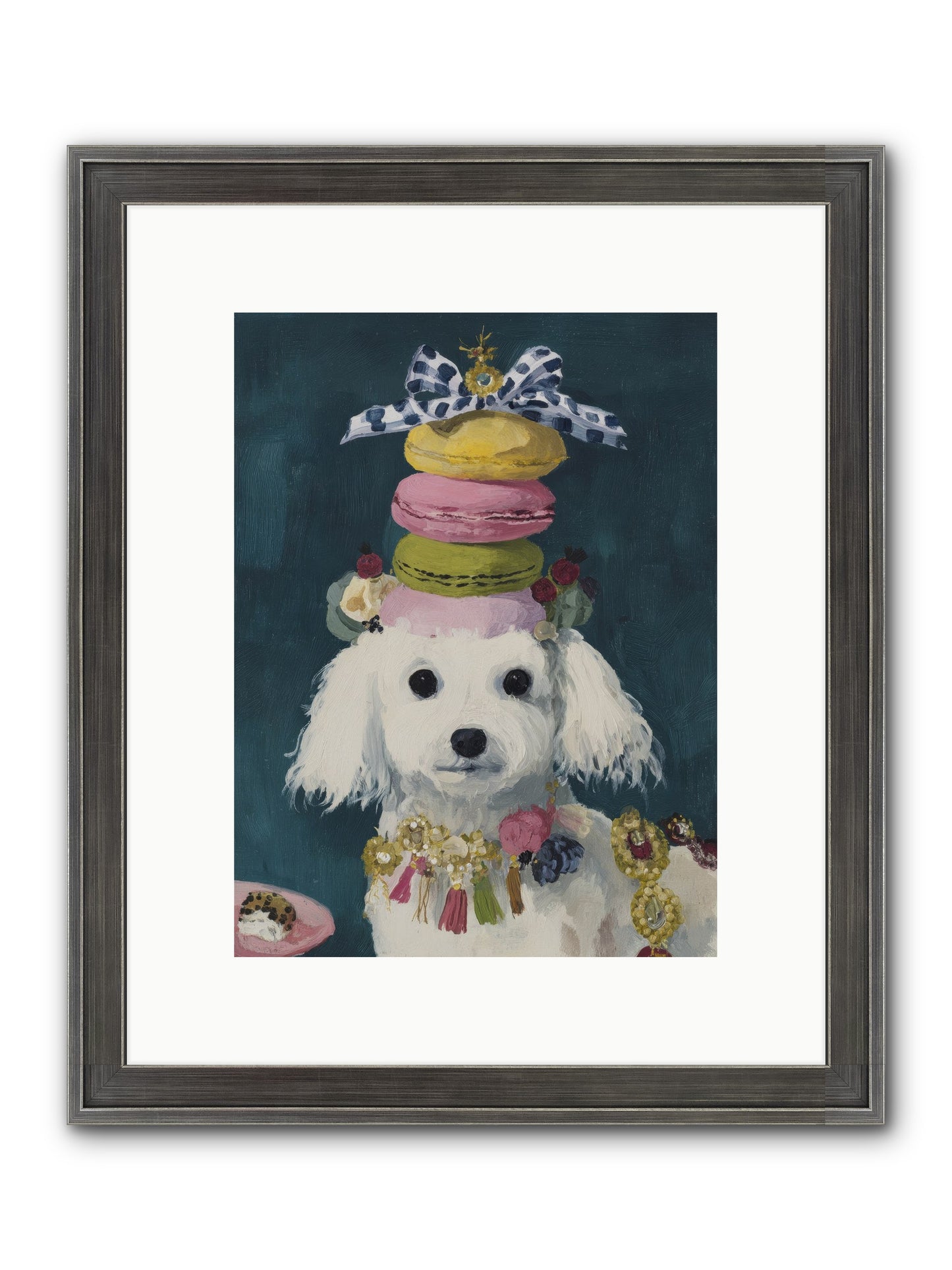 The Earl Of Macarons Framed Print - Slimwoods Black/Silver 9x12