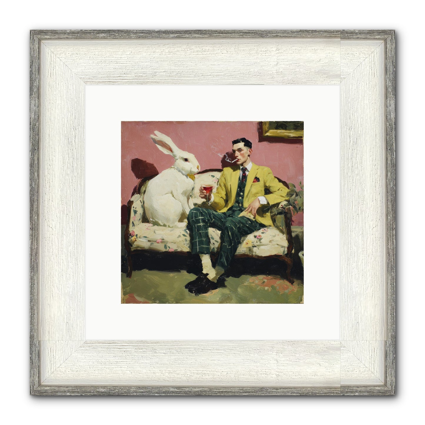 The Eccentricist’s Companion Framed Print - Driftwood White 10x10