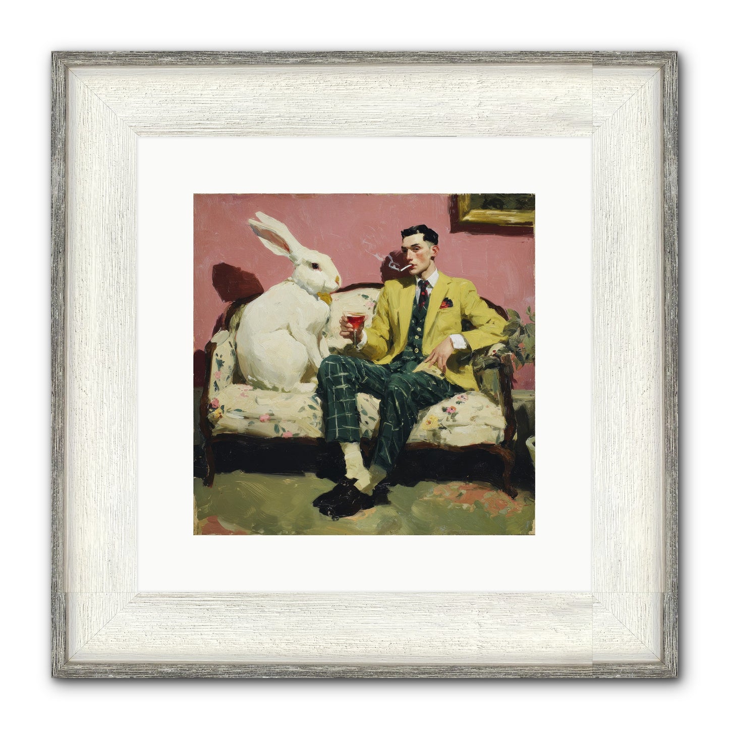 The Eccentricist’s Companion Framed Print - Driftwood White 12x12
