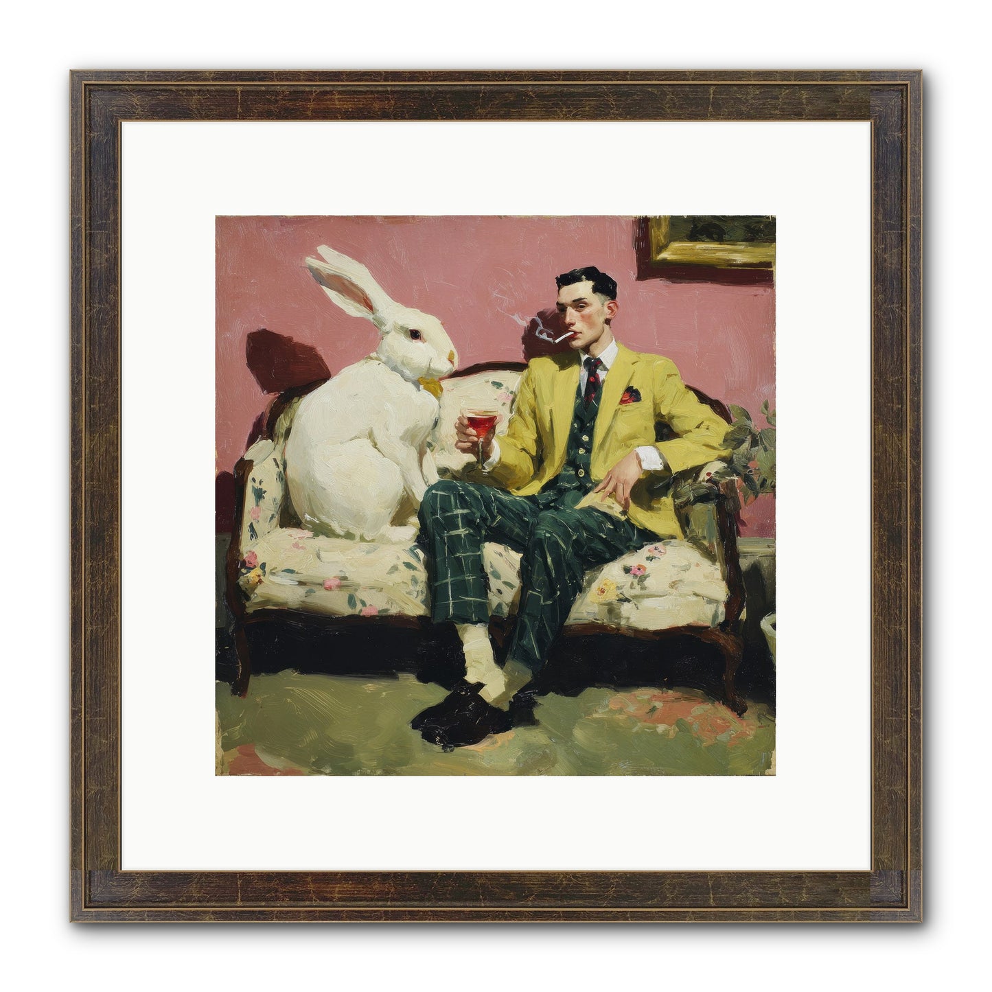 The Eccentricist’s Companion Framed Print - Slimwoods Black/Gold 12x12