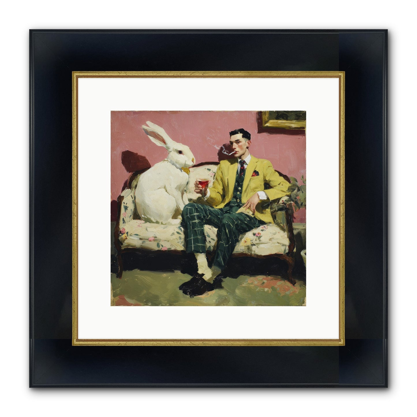 The Eccentricist’s Companion Framed Print - Wide Black w/Gold 12x12